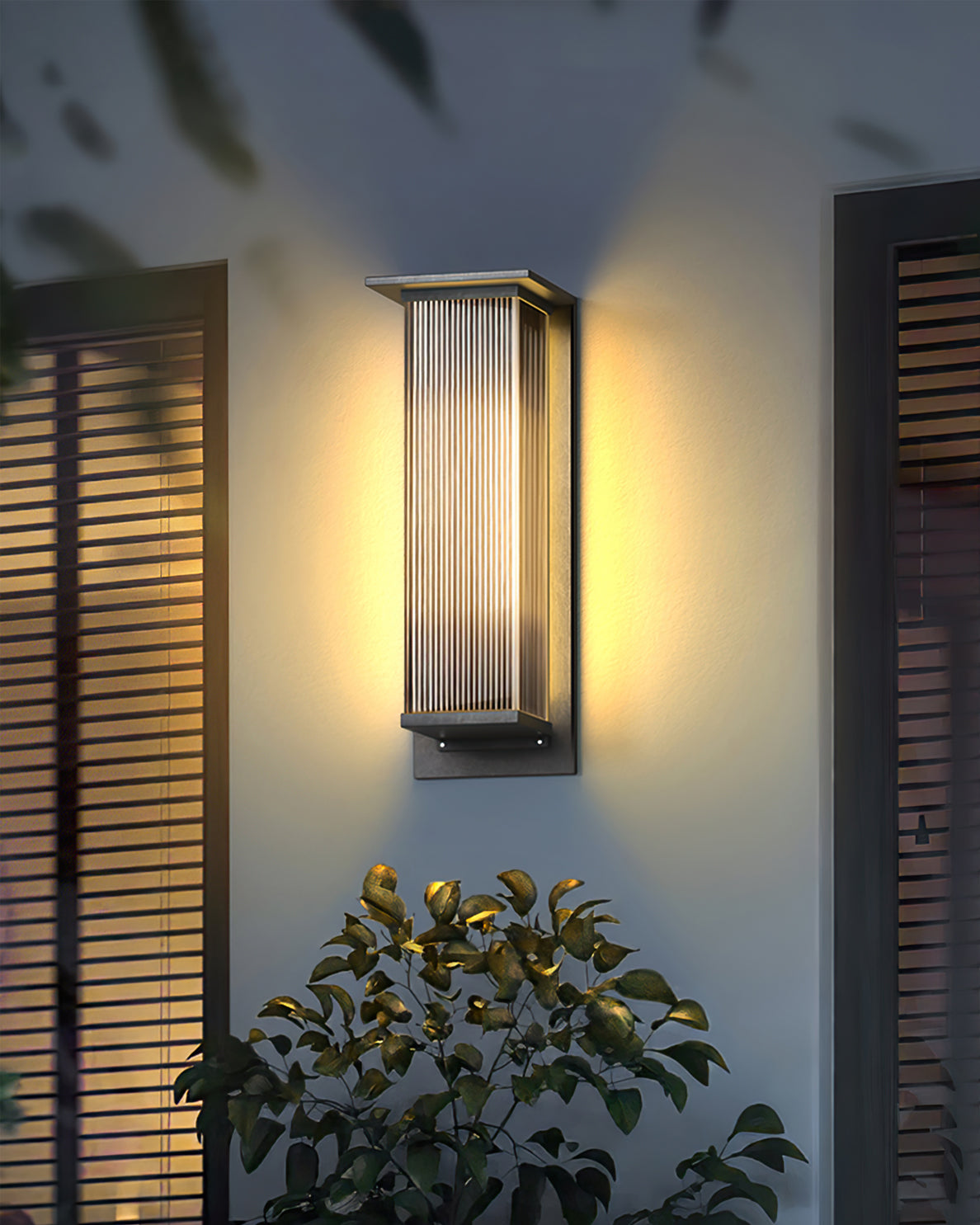 Oleron Box Outdoor Wall Lamp - Lumpaz