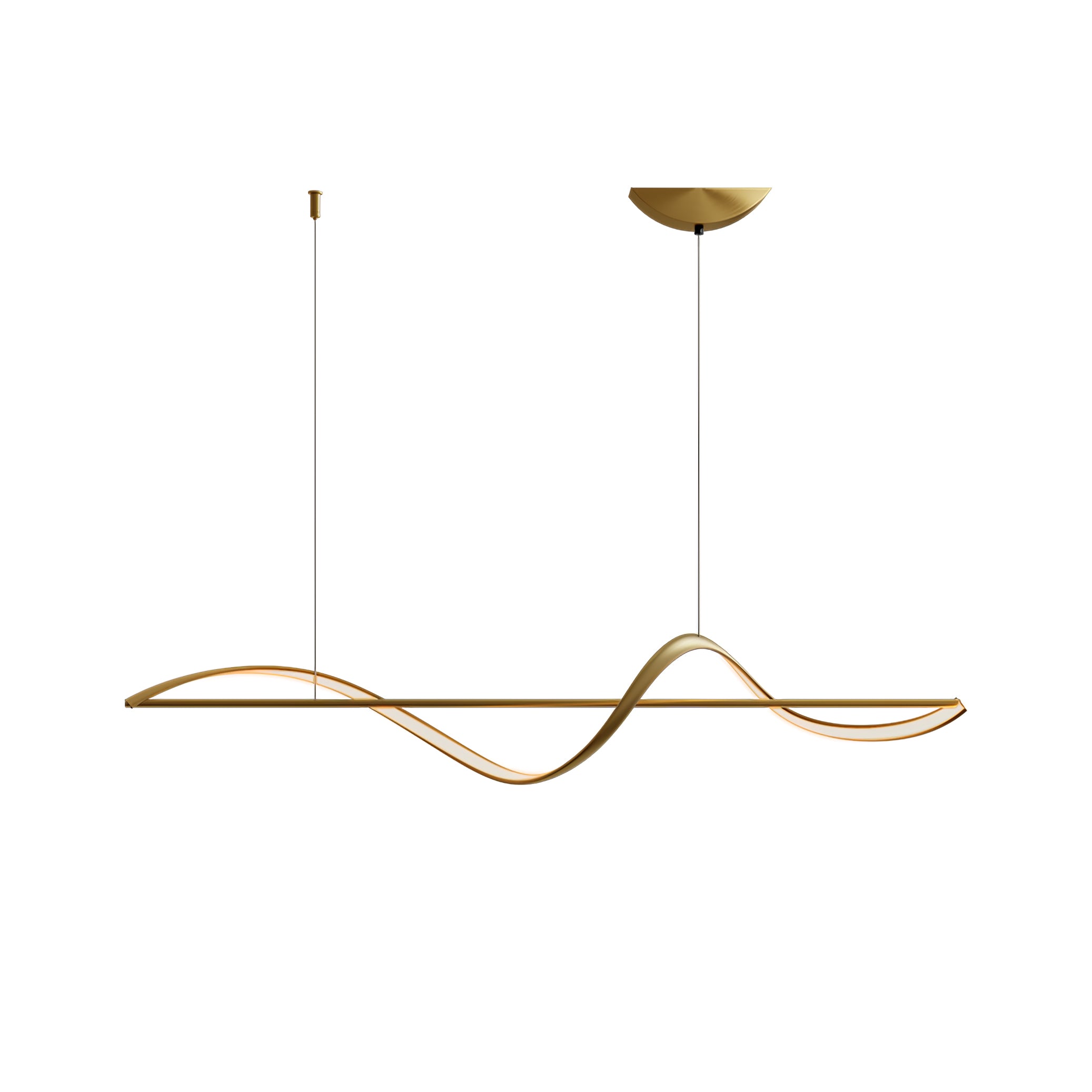 Whisper Linear Island Chandelier - Lumpaz