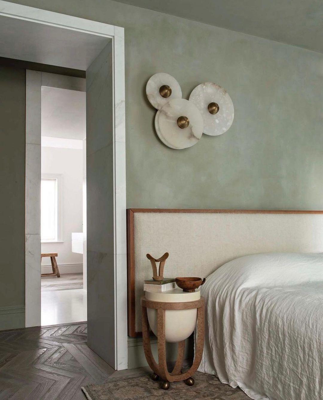 Round Alabaster Combination Wall Lamp - Lumpaz