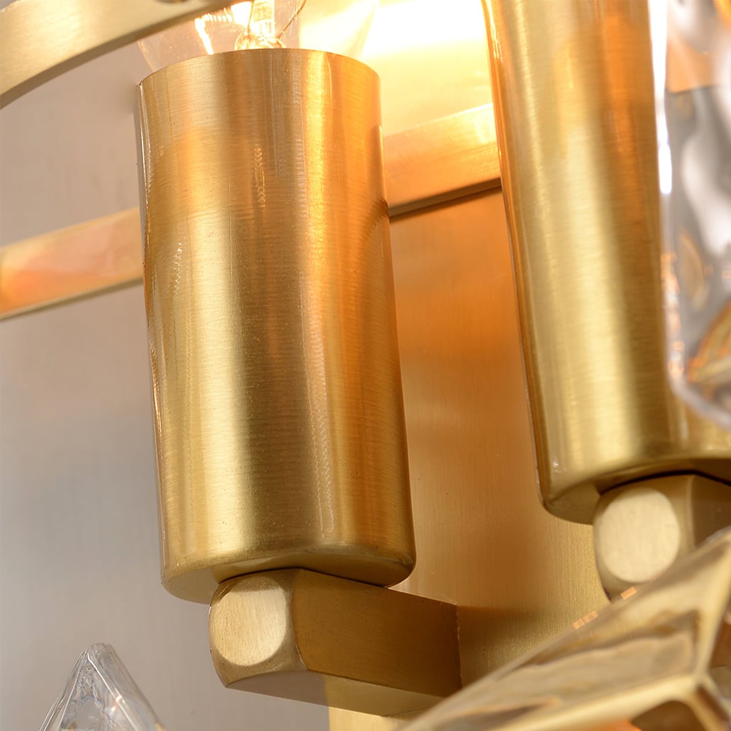 Snowflake Glass Wall Lamp - Lumpaz