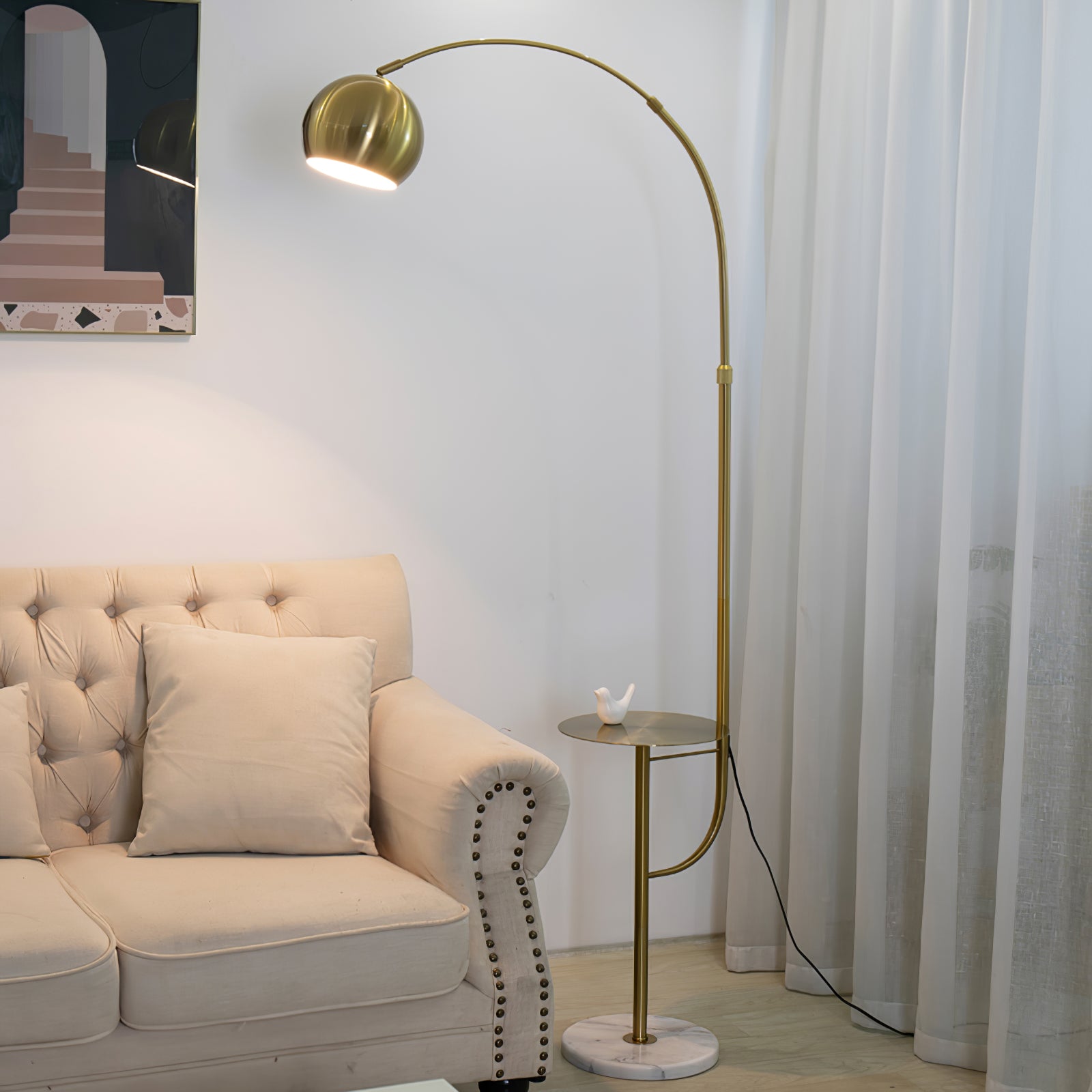 Arc Drawer Floor Lamp - Lumpaz