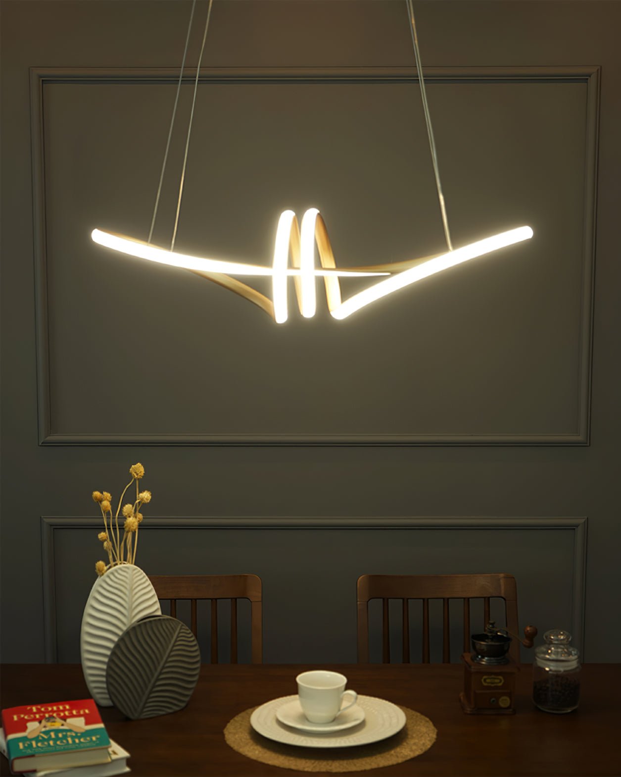 Ribbon Chandelier - Lumpaz