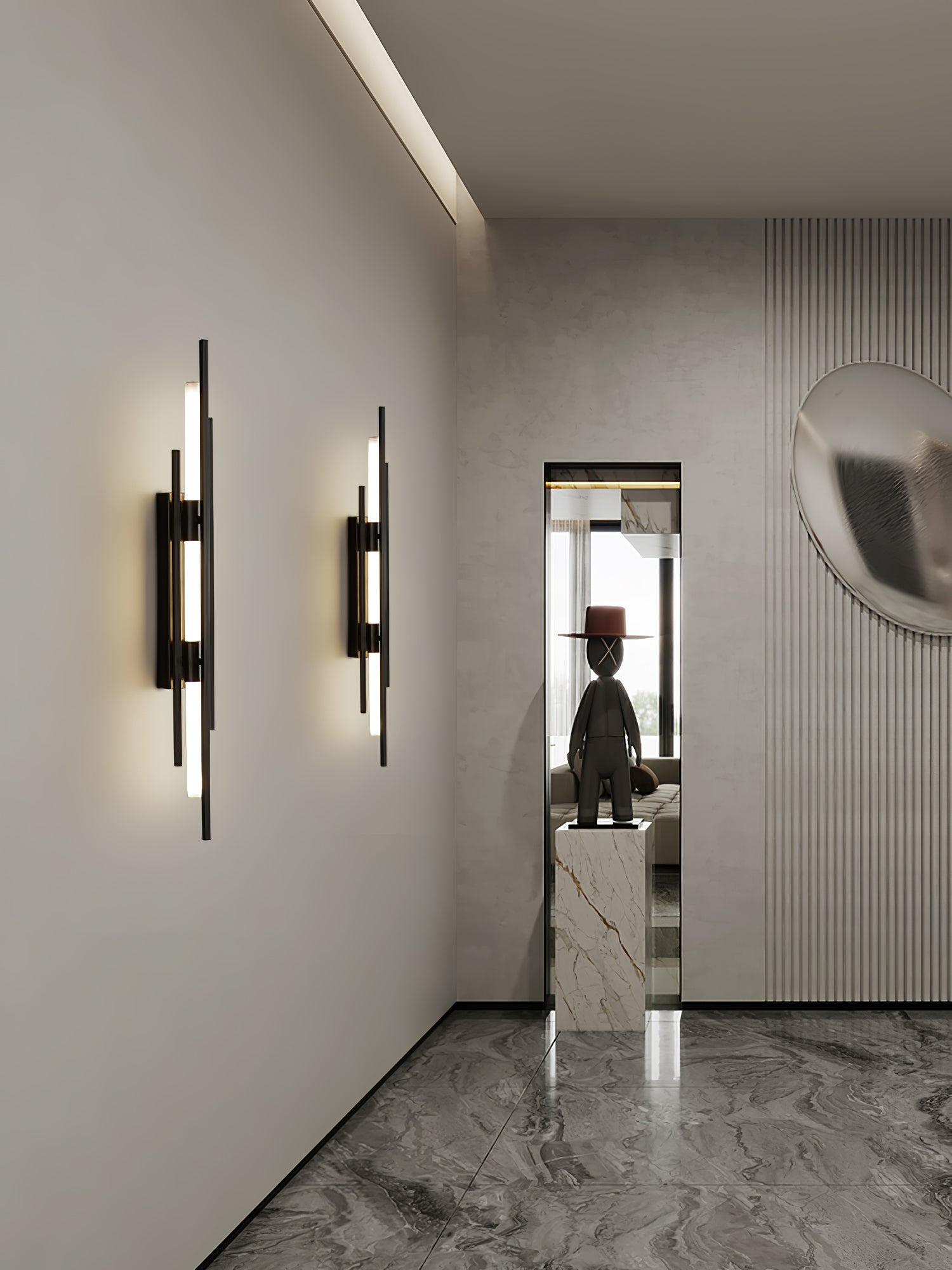 Brass Line Wall Lamp - Lumpaz