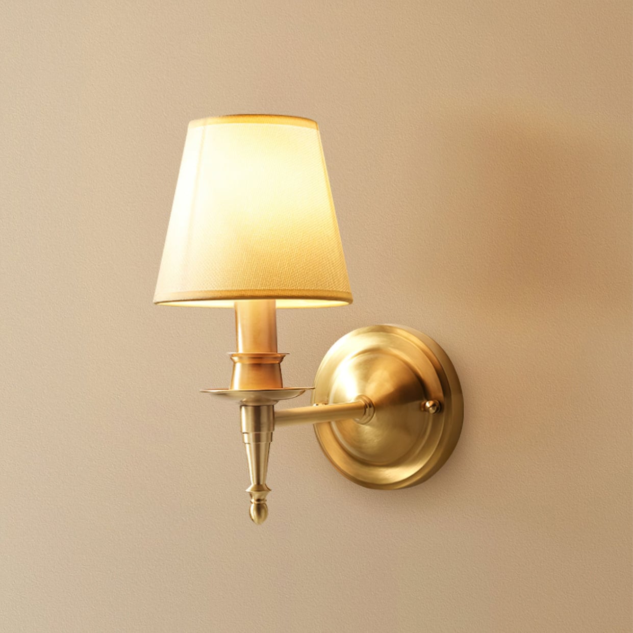 Antique Brass Wall Lamp - Lumpaz