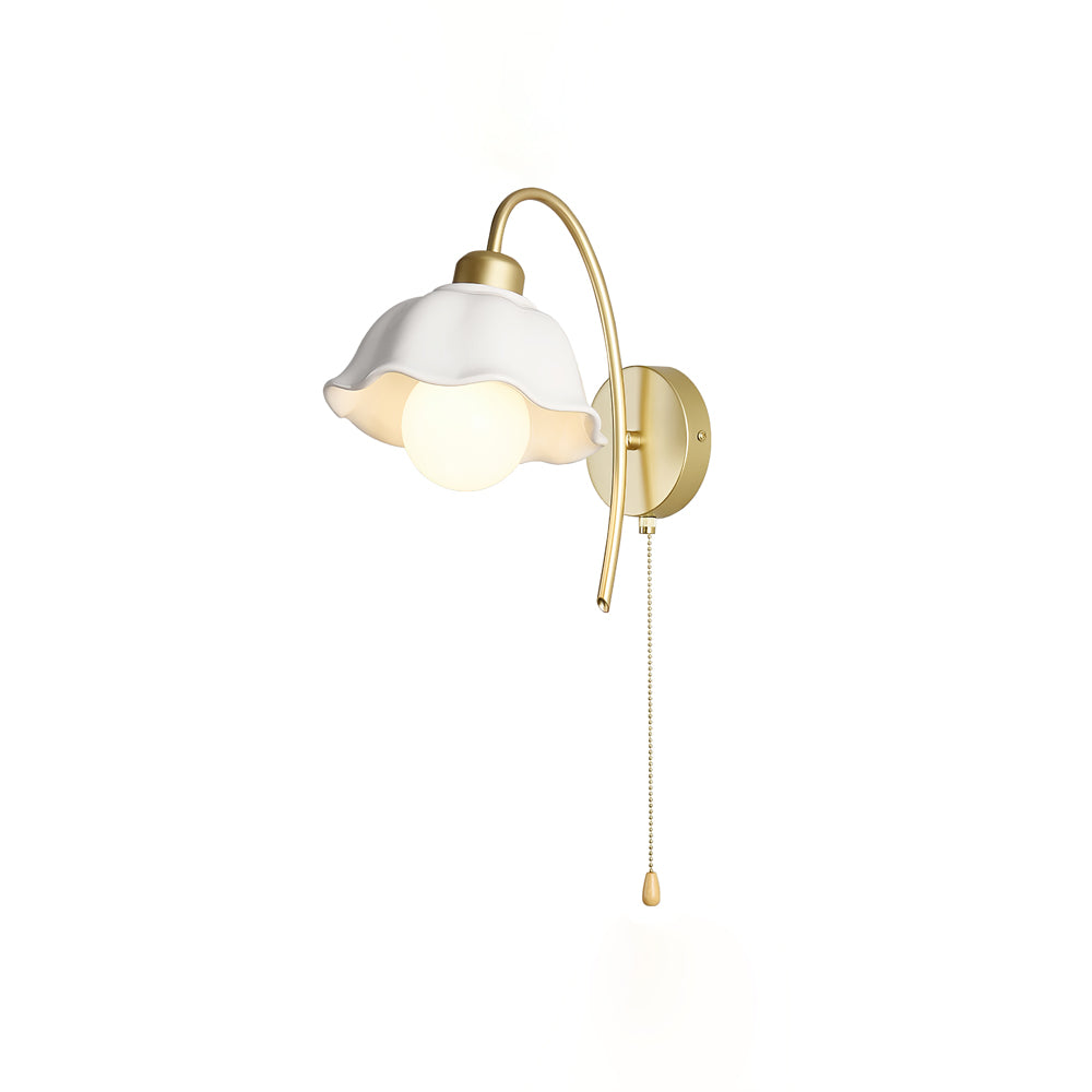 Flower Ceramic Wall Lamp - Lumpaz