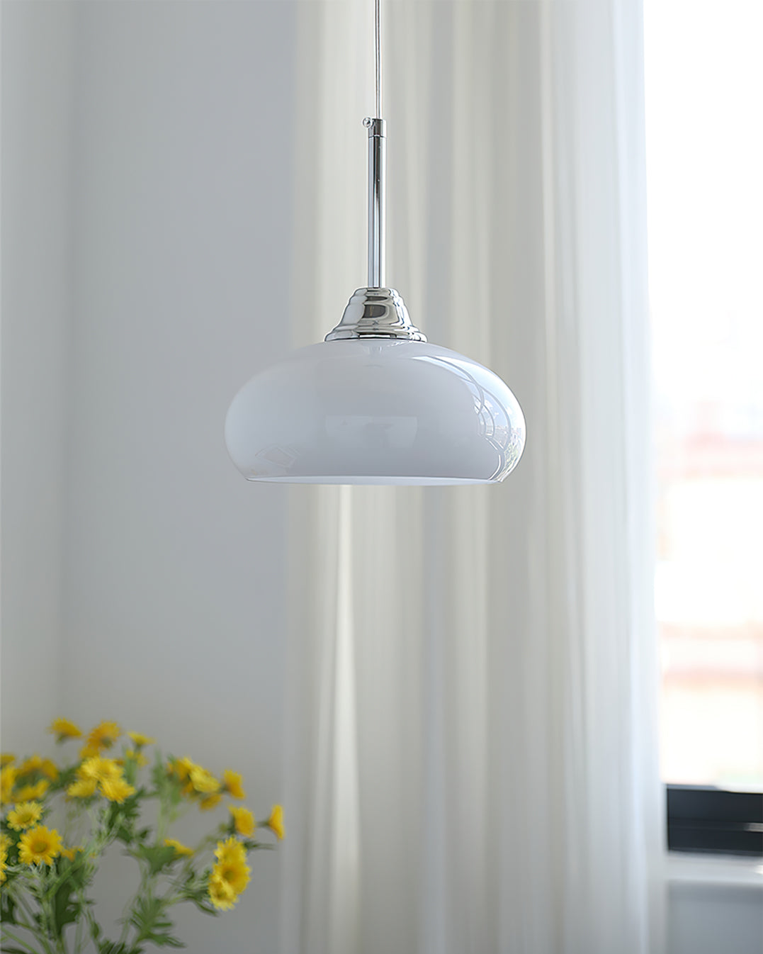 Cream Bell Pendant Lamp - Lumpaz