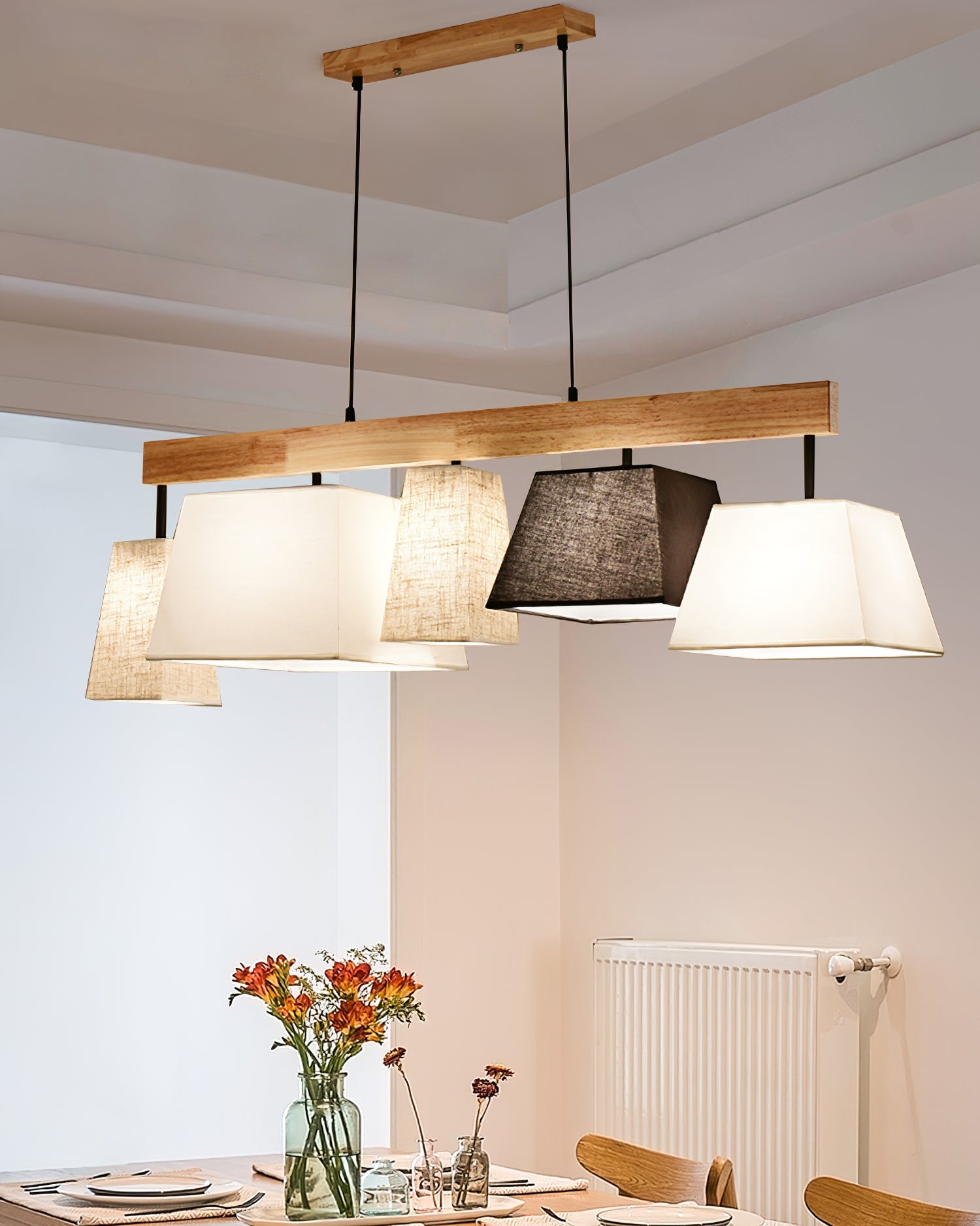 Lindby Wooden Chandelier - Lumpaz