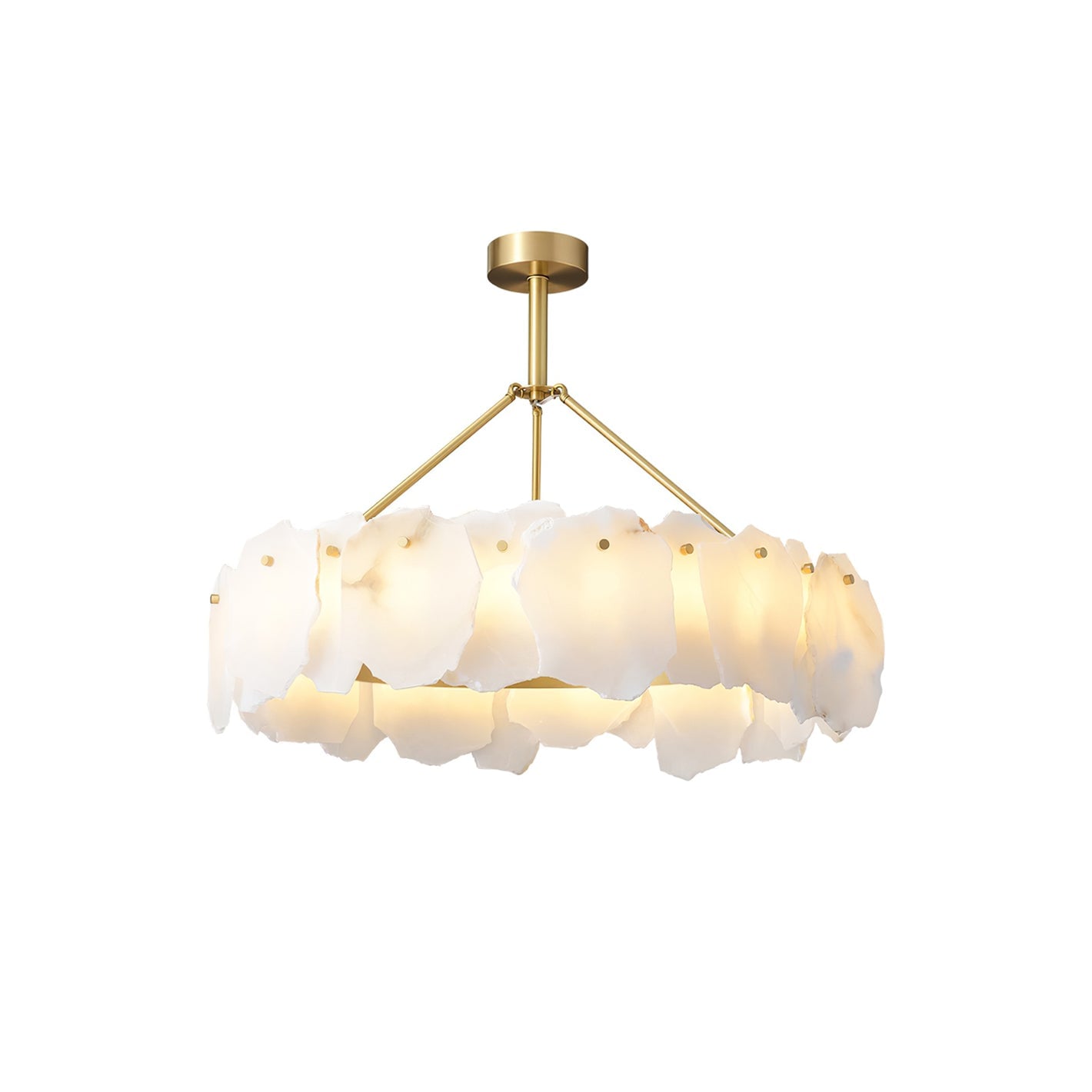 Burton Alabaster Chandelier - Lumpaz
