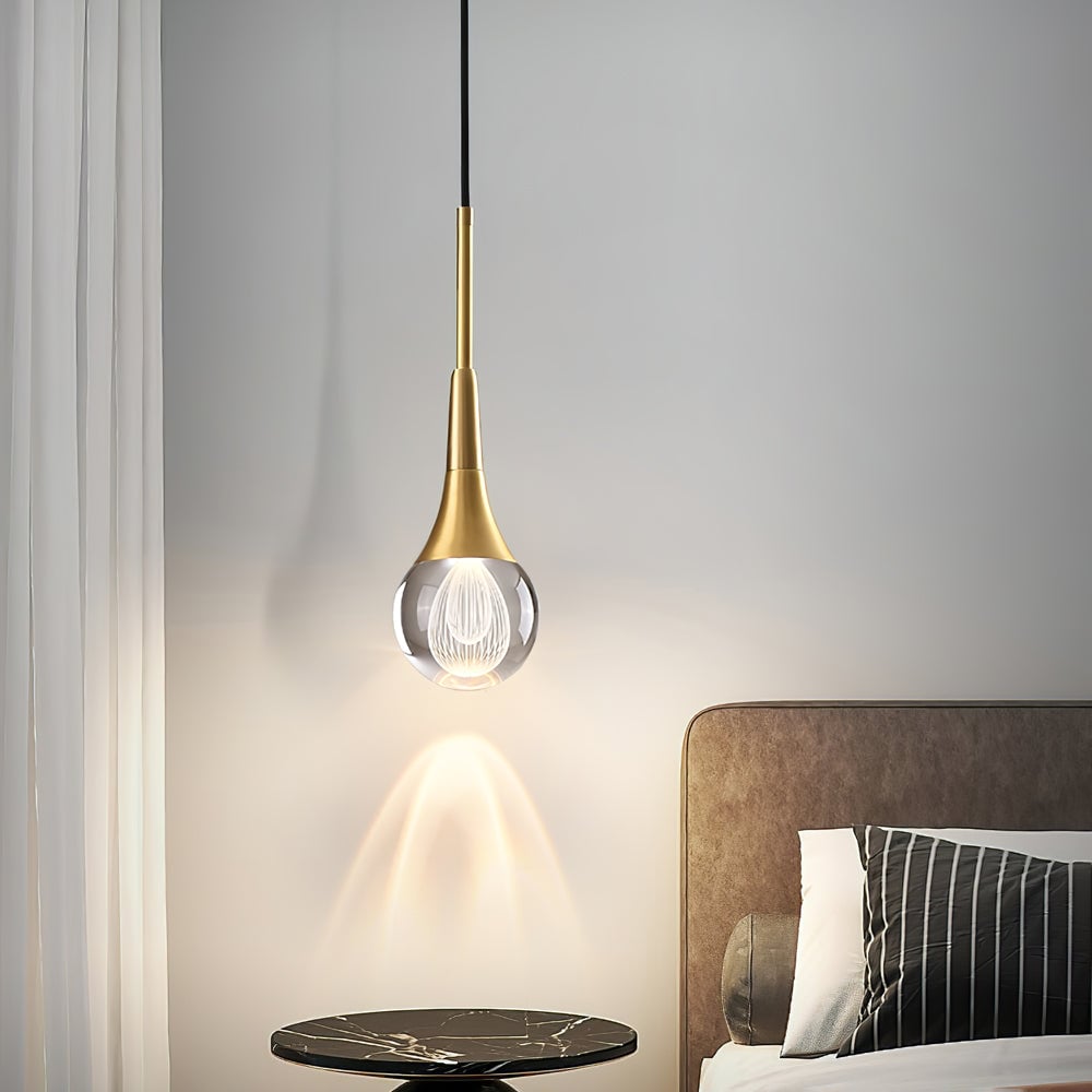 Teardrop Crystal Pendant Light - Lumpaz