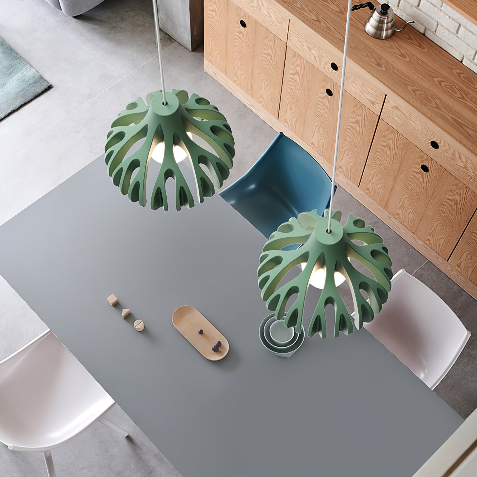 Coral Resin Pendant Lamp - Lumpaz