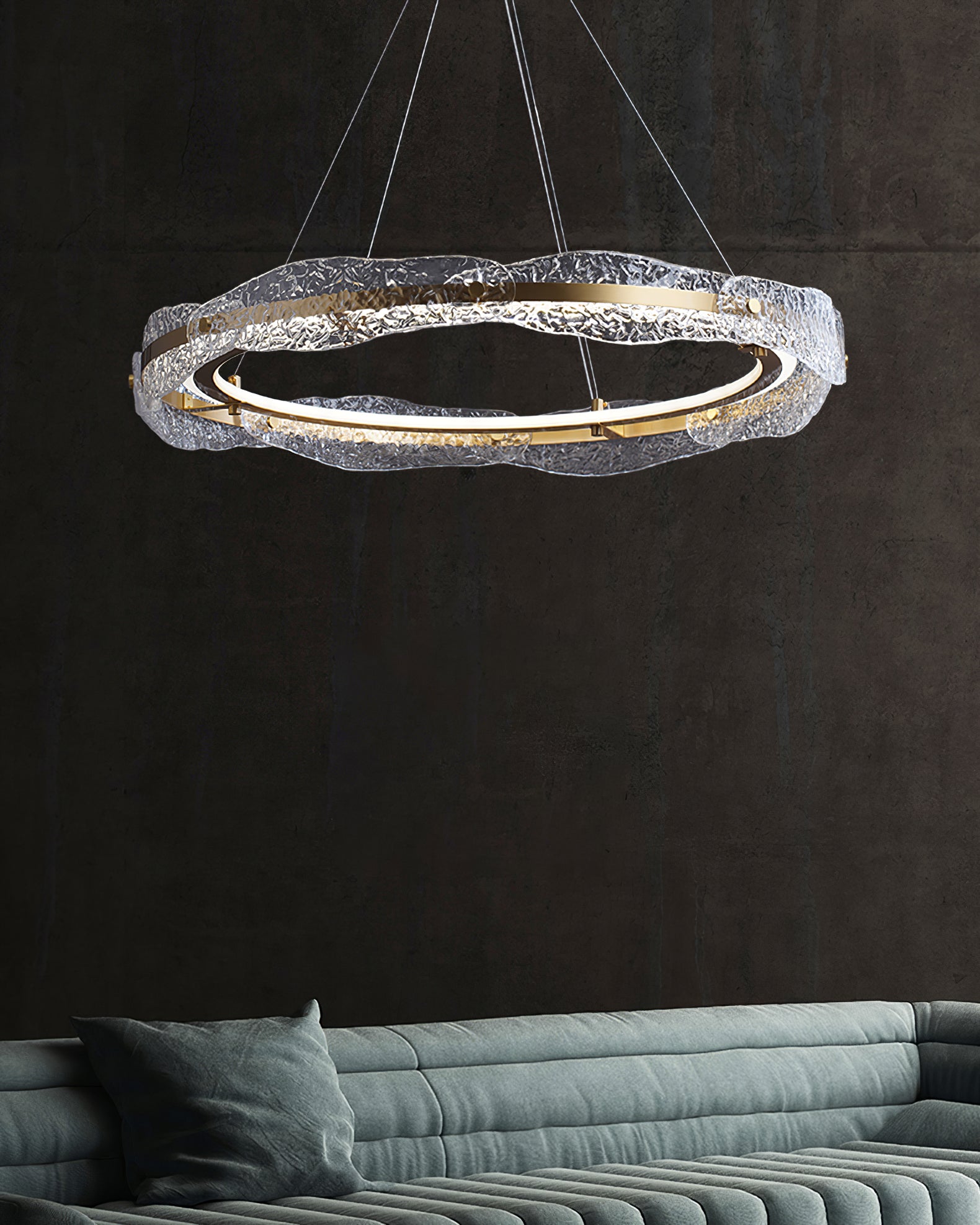 Water Ripple Chandelier - Lumpaz