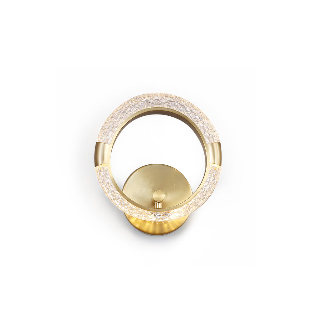 Crystal LED Round Wall Lamp - Lumpaz