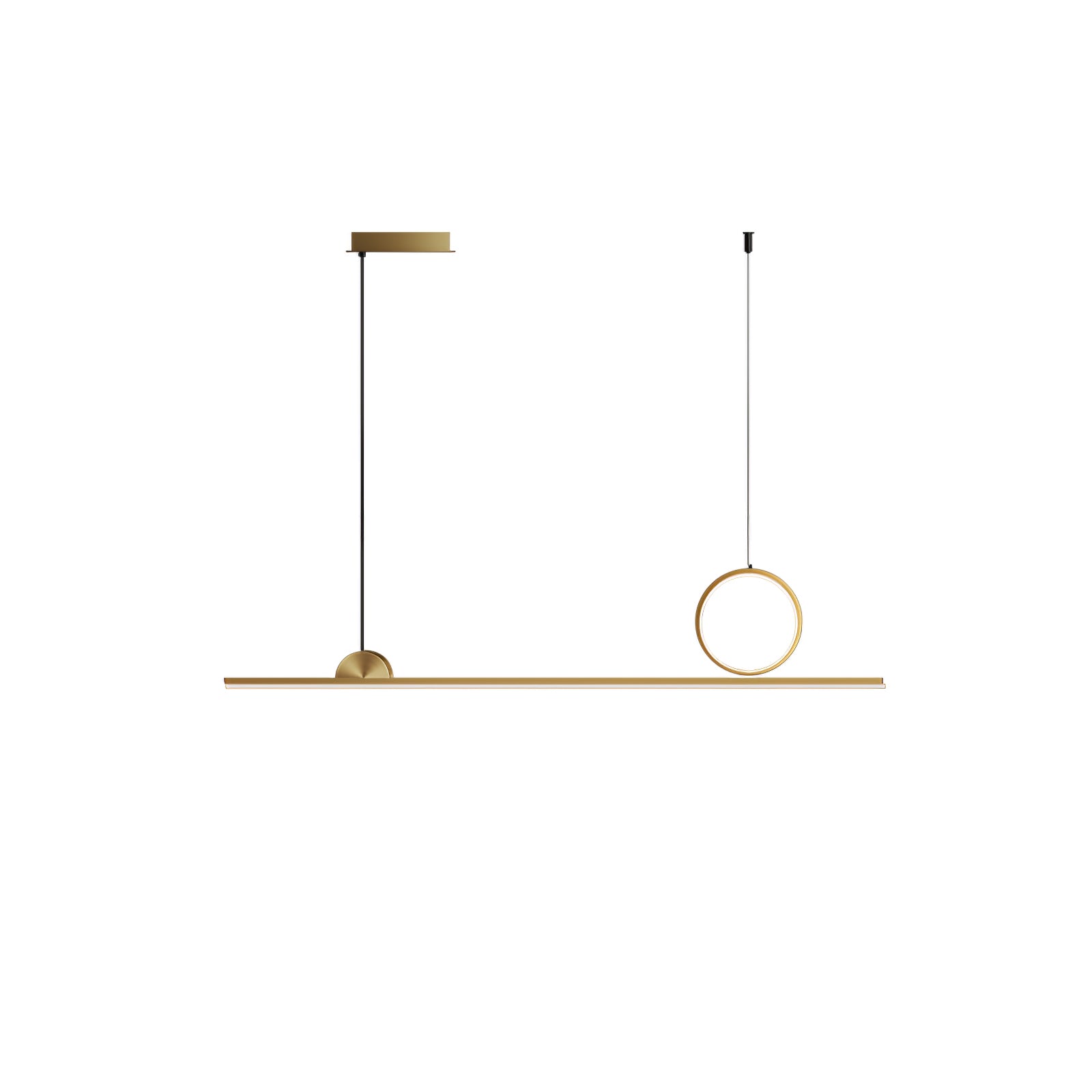 Circle Linear Pendant Lamp - Lumpaz