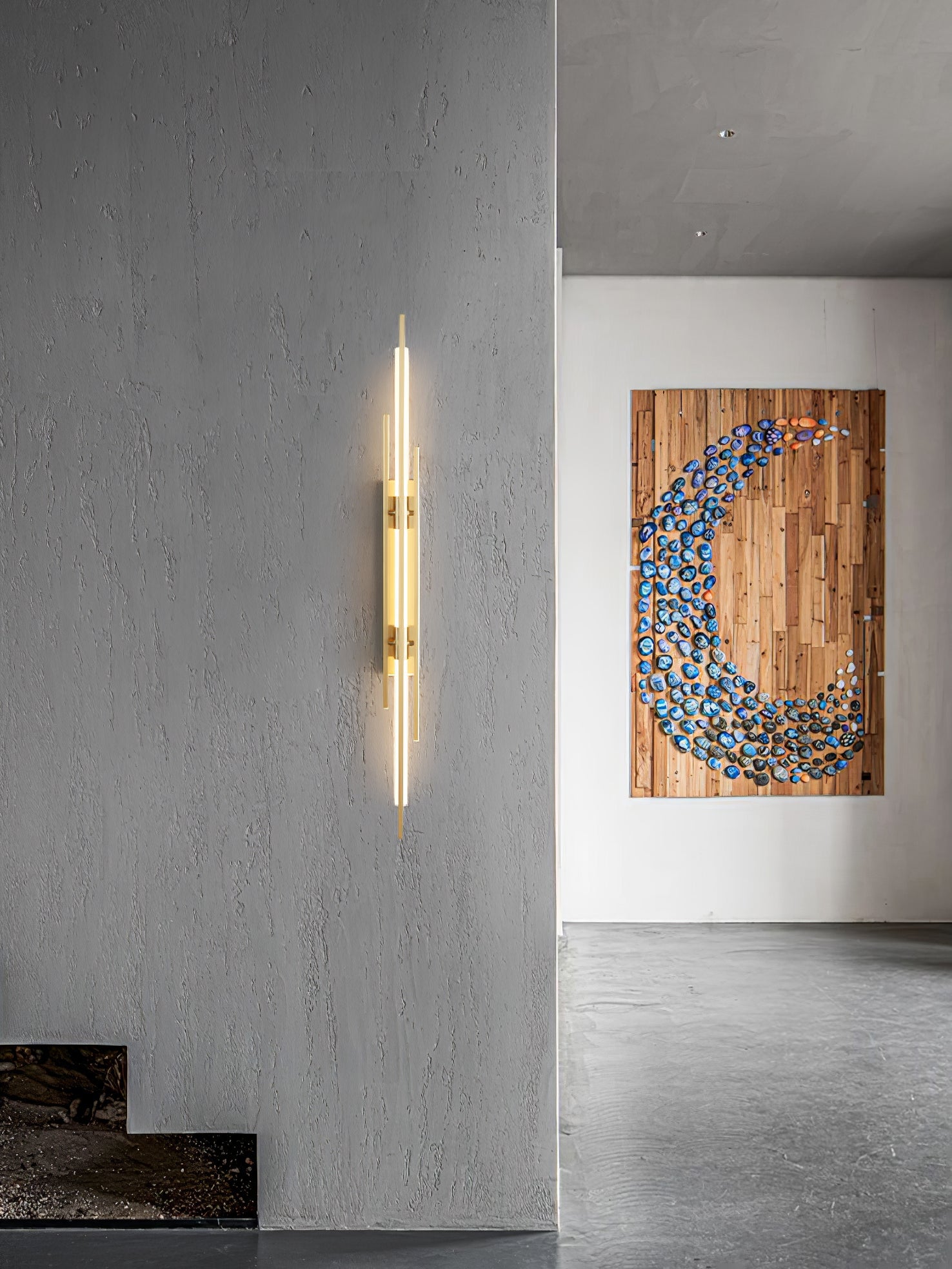 Brass Line Wall Lamp - Lumpaz