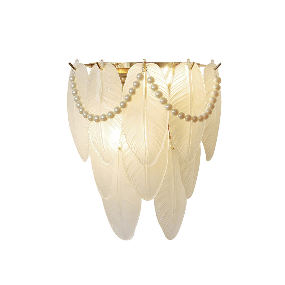 Feather Pearl Wall Lamp - Lumpaz