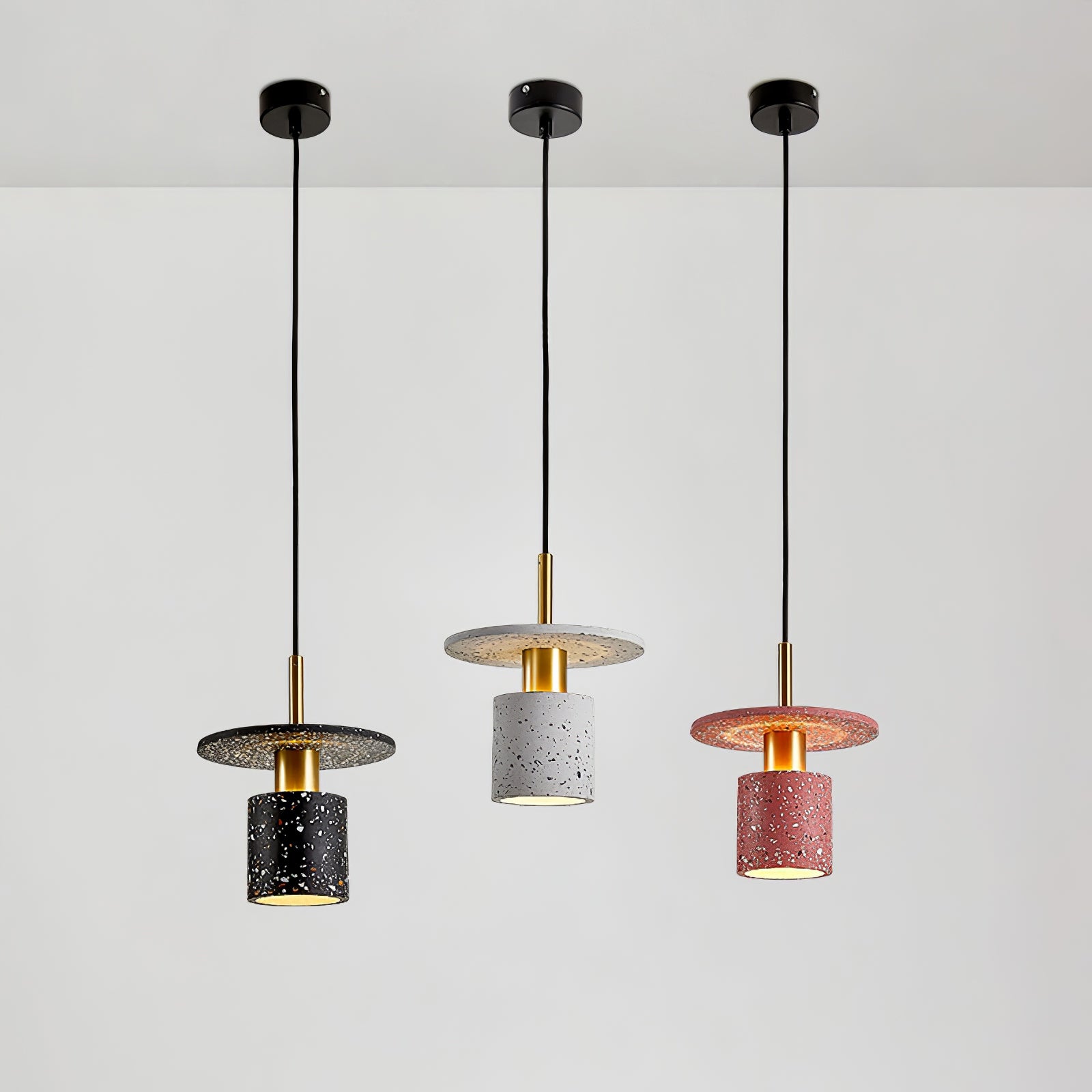 Terrazzo Drop Pendant Lamp - Lumpaz