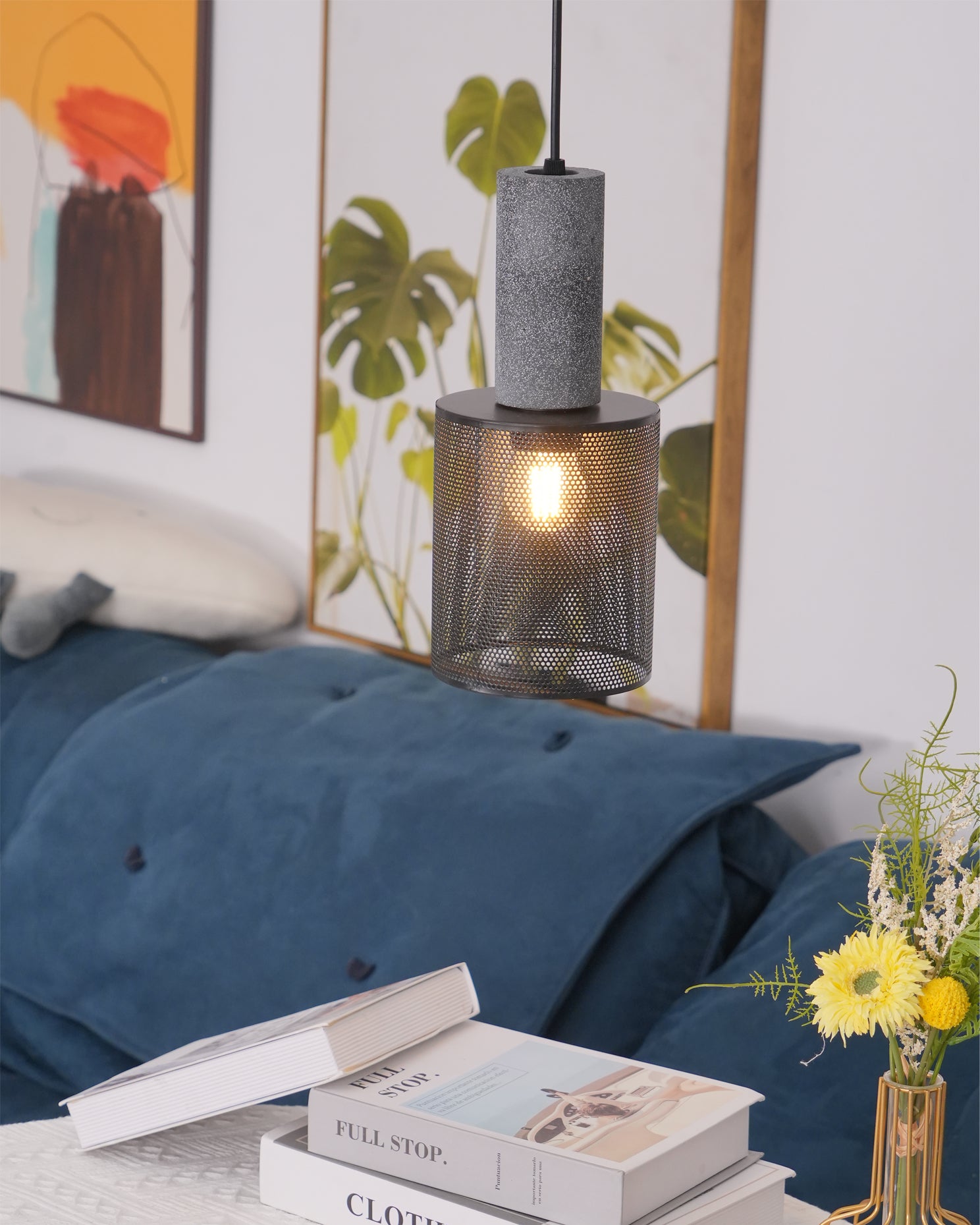Concrete Industry Pendant Lamp - Lumpaz