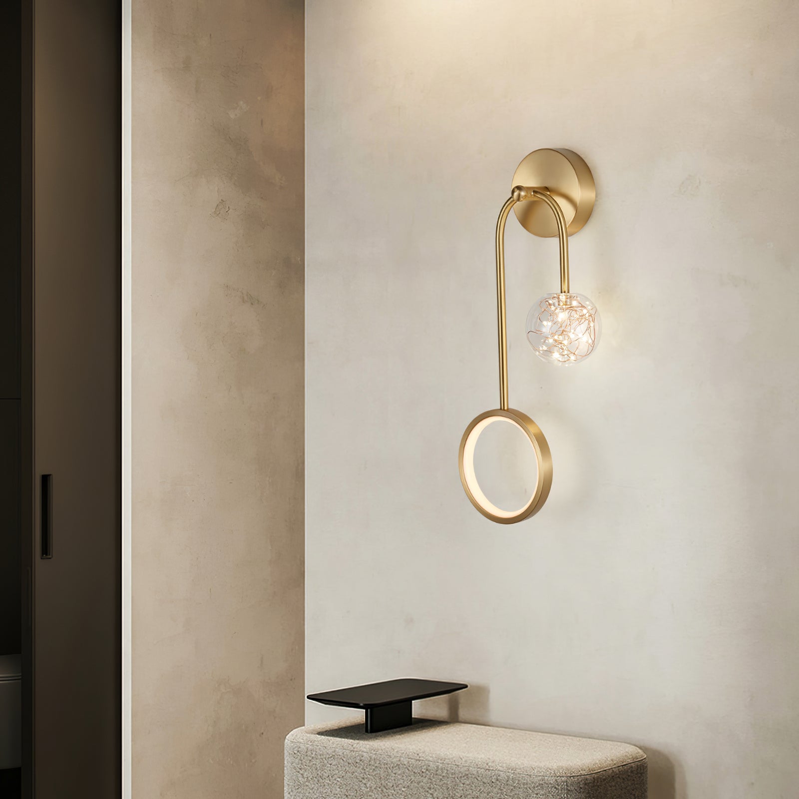 Gypsophila Wall Lamp - Lumpaz