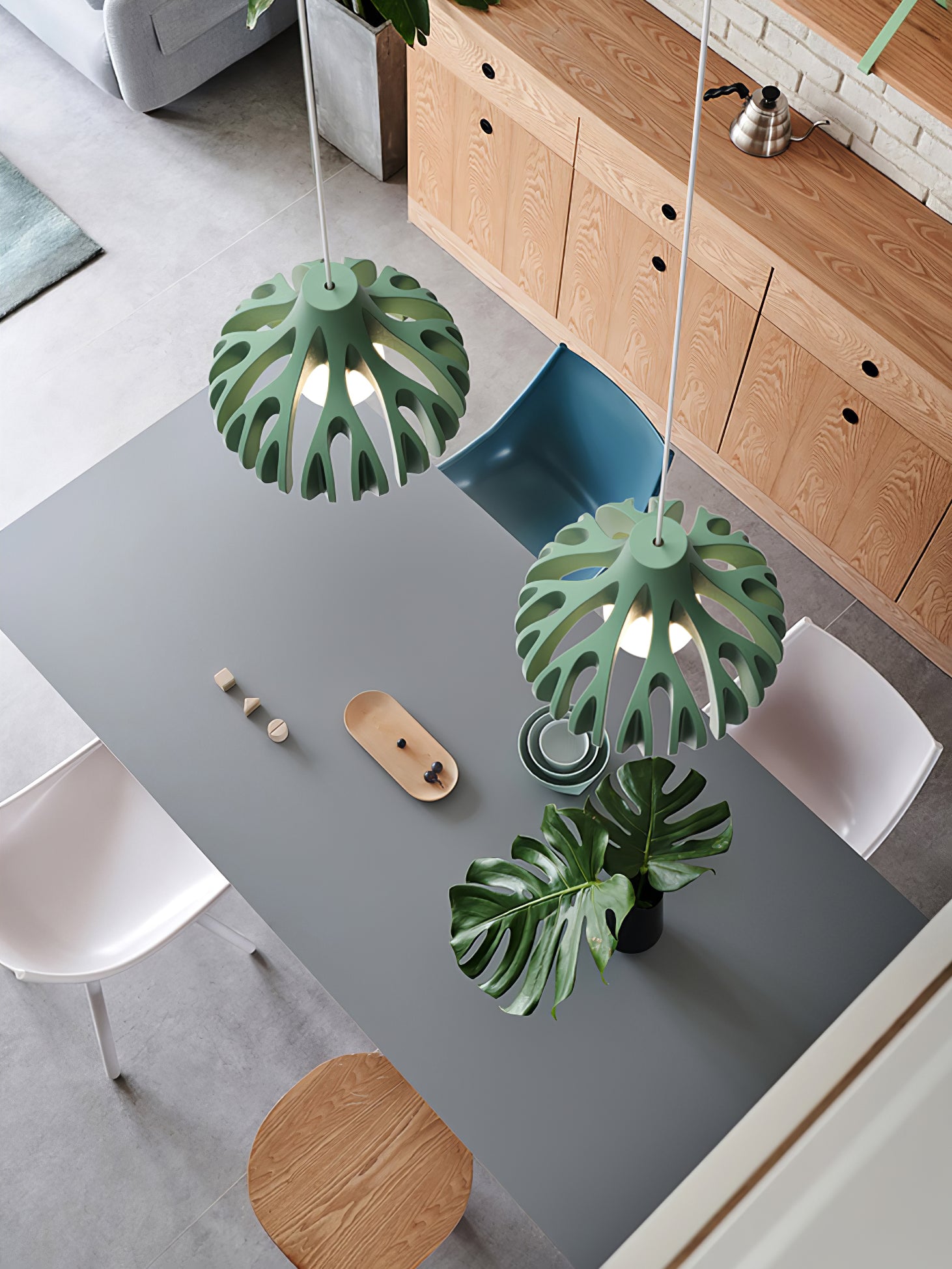 Coral Resin Pendant Lamp - Lumpaz