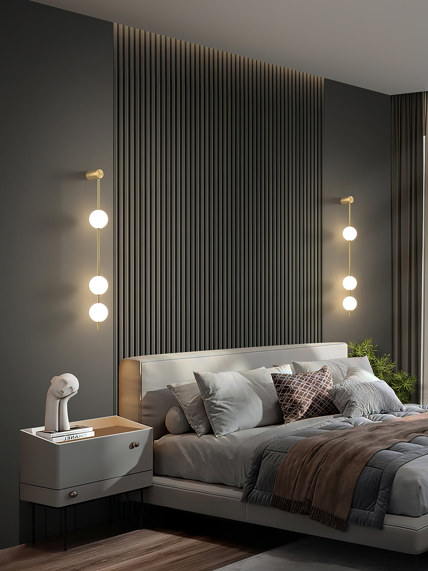 Vertical Balls Wall Lamp - Lumpaz