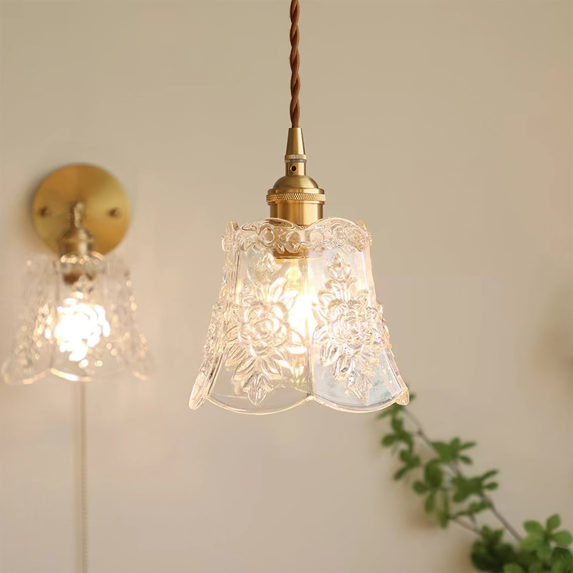 Flower Glass Pendant Lamp - Lumpaz