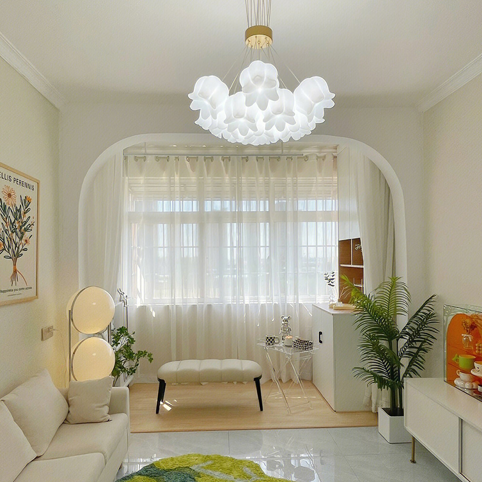 Lily Of The Valley Chandelier - Lumpaz