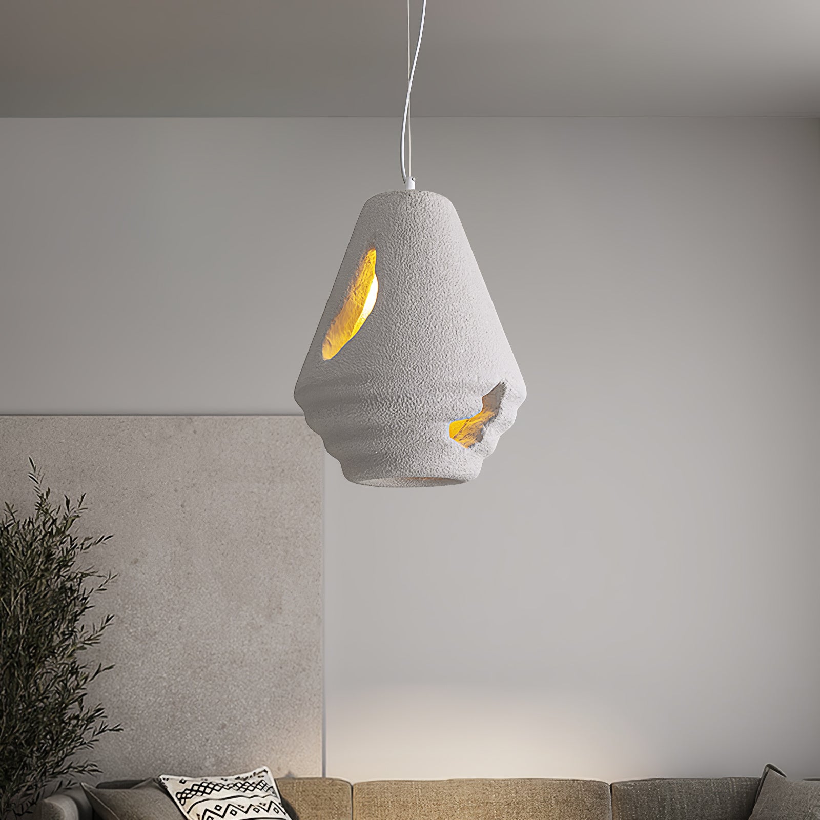 Wabi Sabi Resin Pendant Lamp - Lumpaz