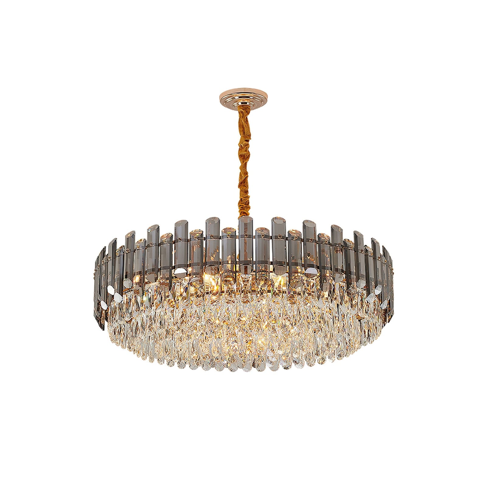 Modern Crystal Tier Chandelier - Lumpaz