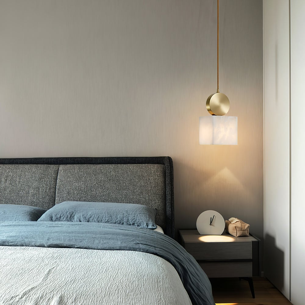 Etruscan Alabaster Pendant Light - Lumpaz