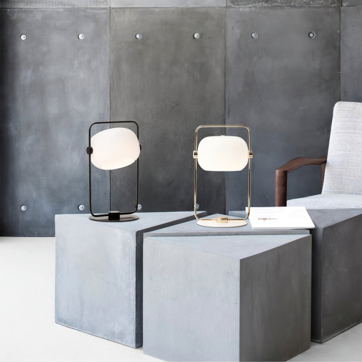 Black Galet Table Lamp - Lumpaz