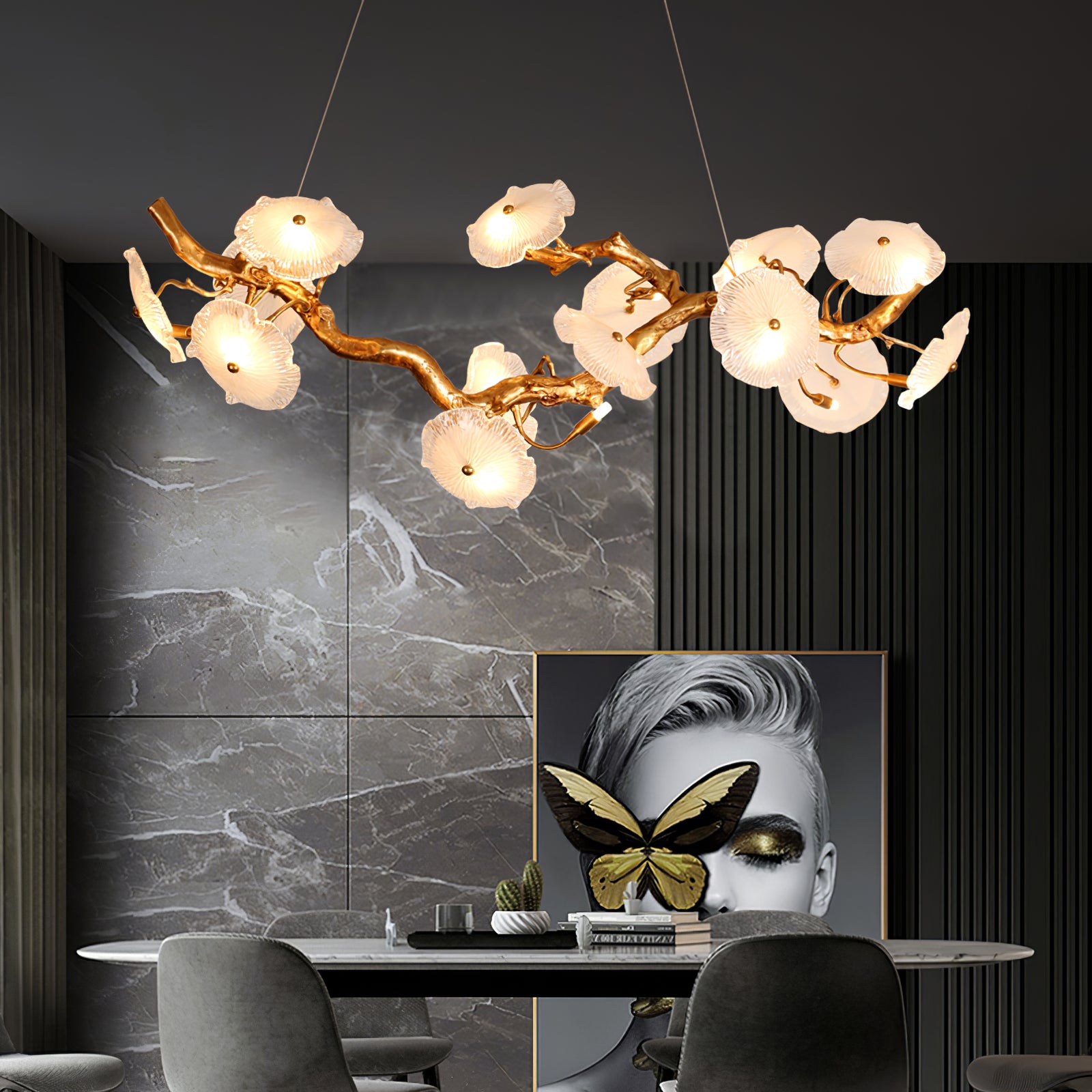 Nenufar Blooming Chandelier - Lumpaz