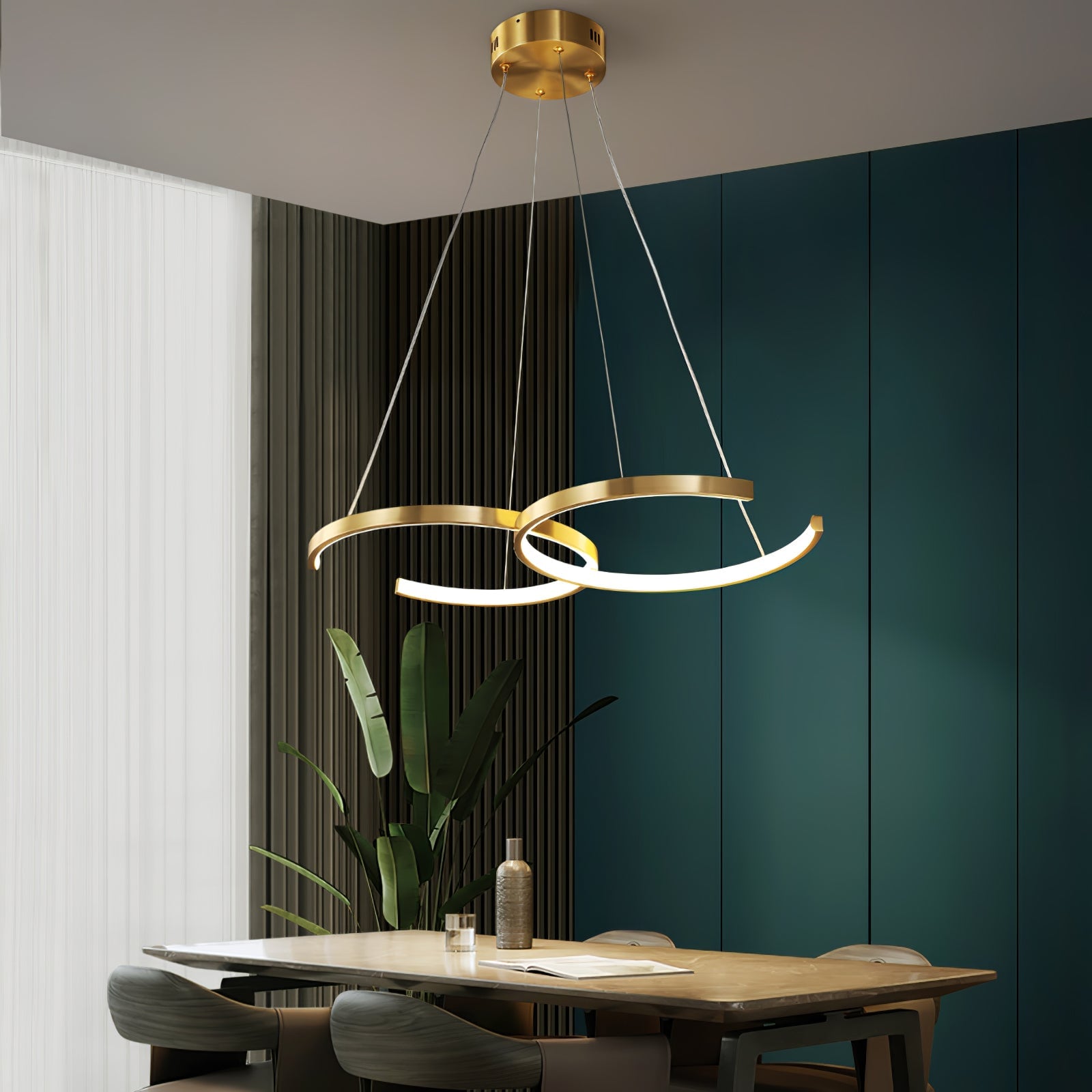 Double Rings Pendant Light - Lumpaz