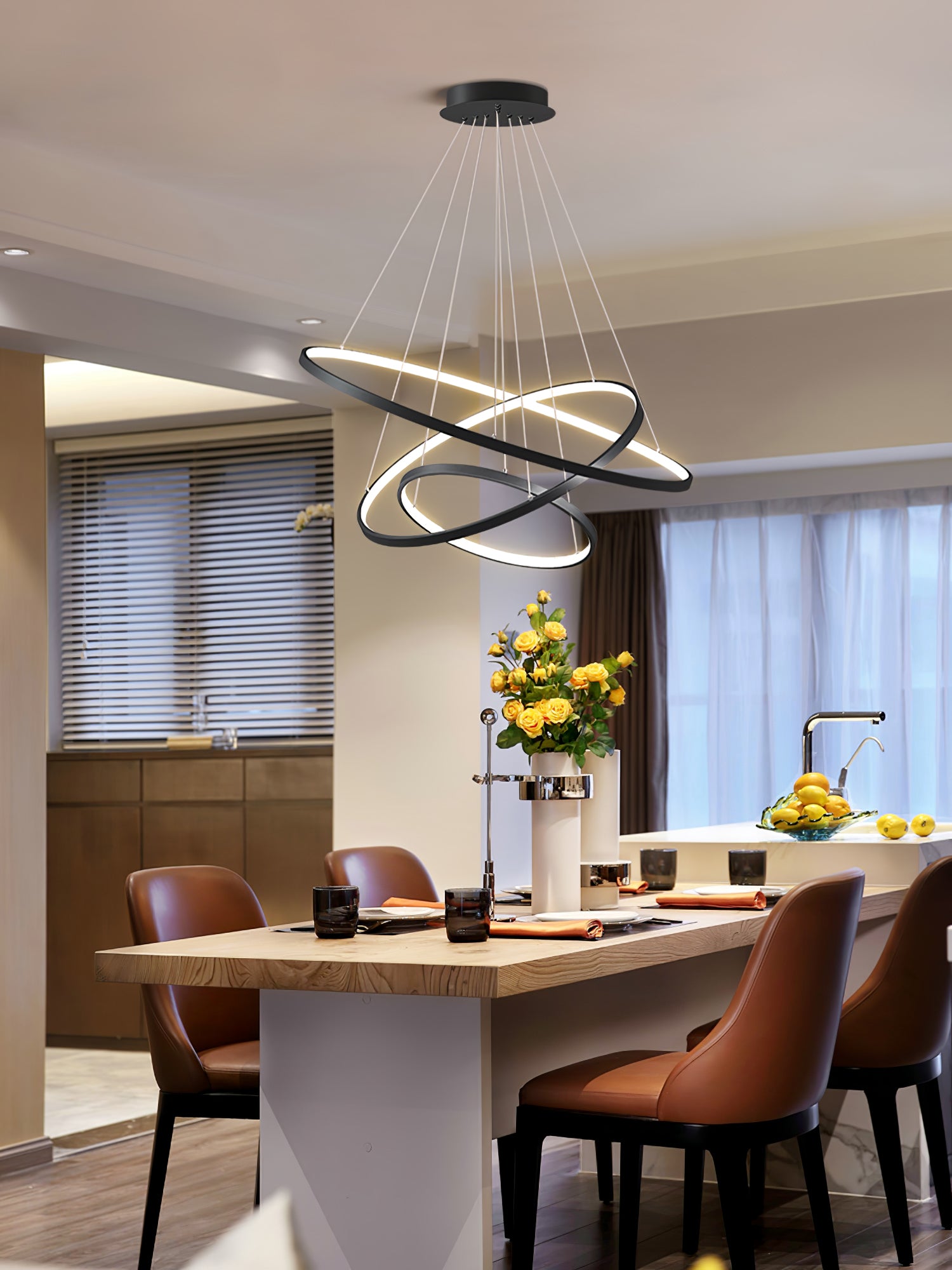 Floating Ring Chandelier - Lumpaz