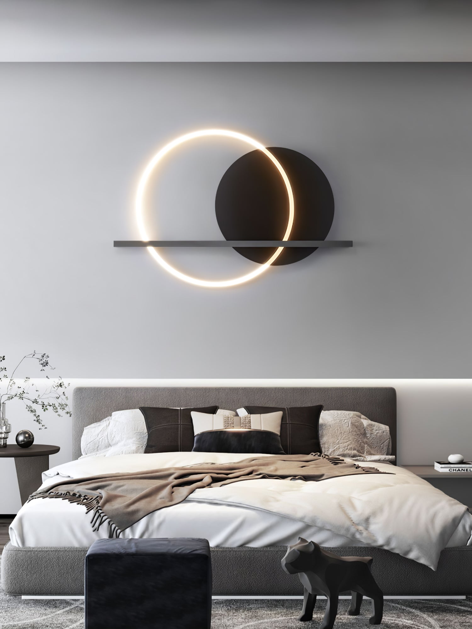 Round Cut Wall Lamp - Lumpaz
