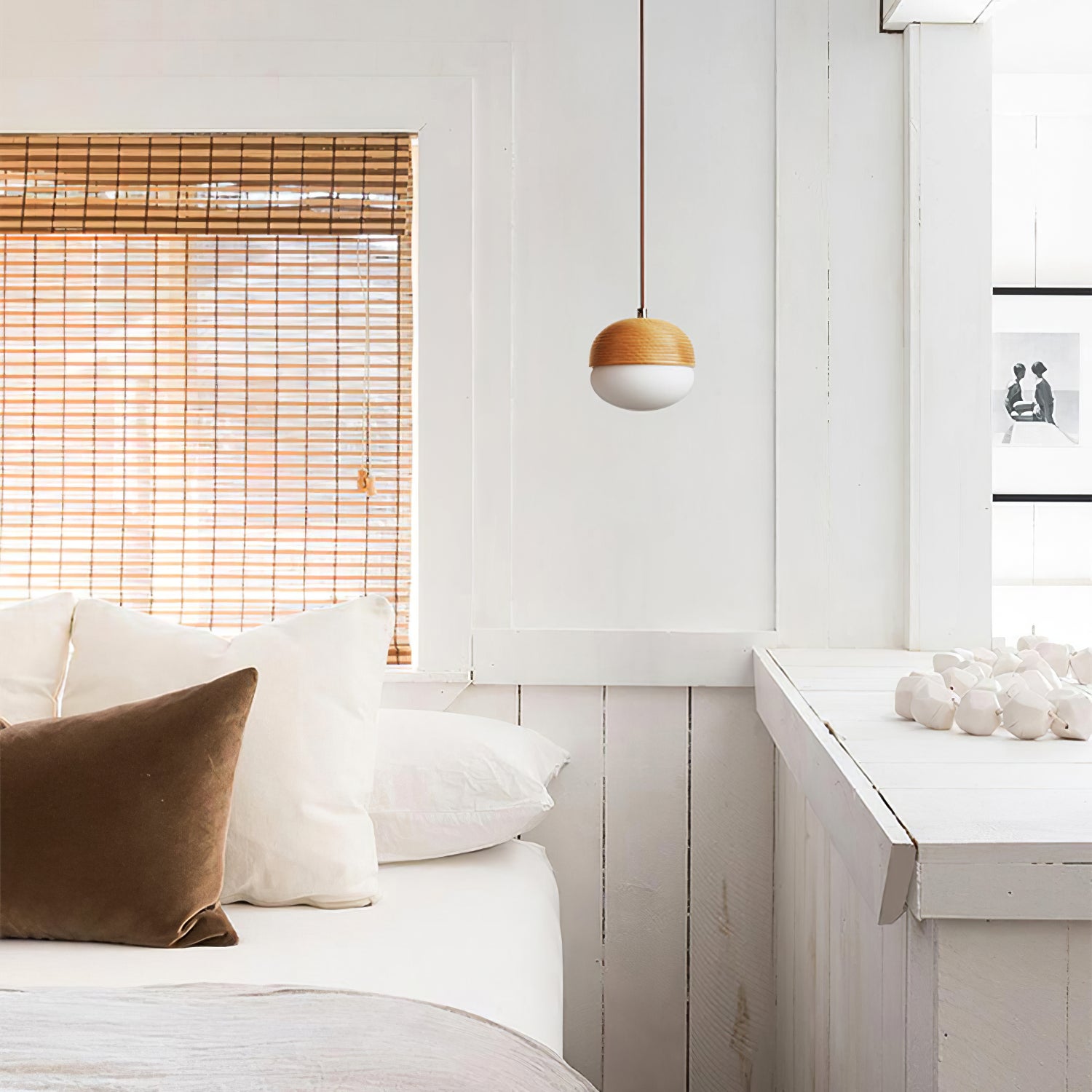 Wood Nut Pendant Lamp - Lumpaz
