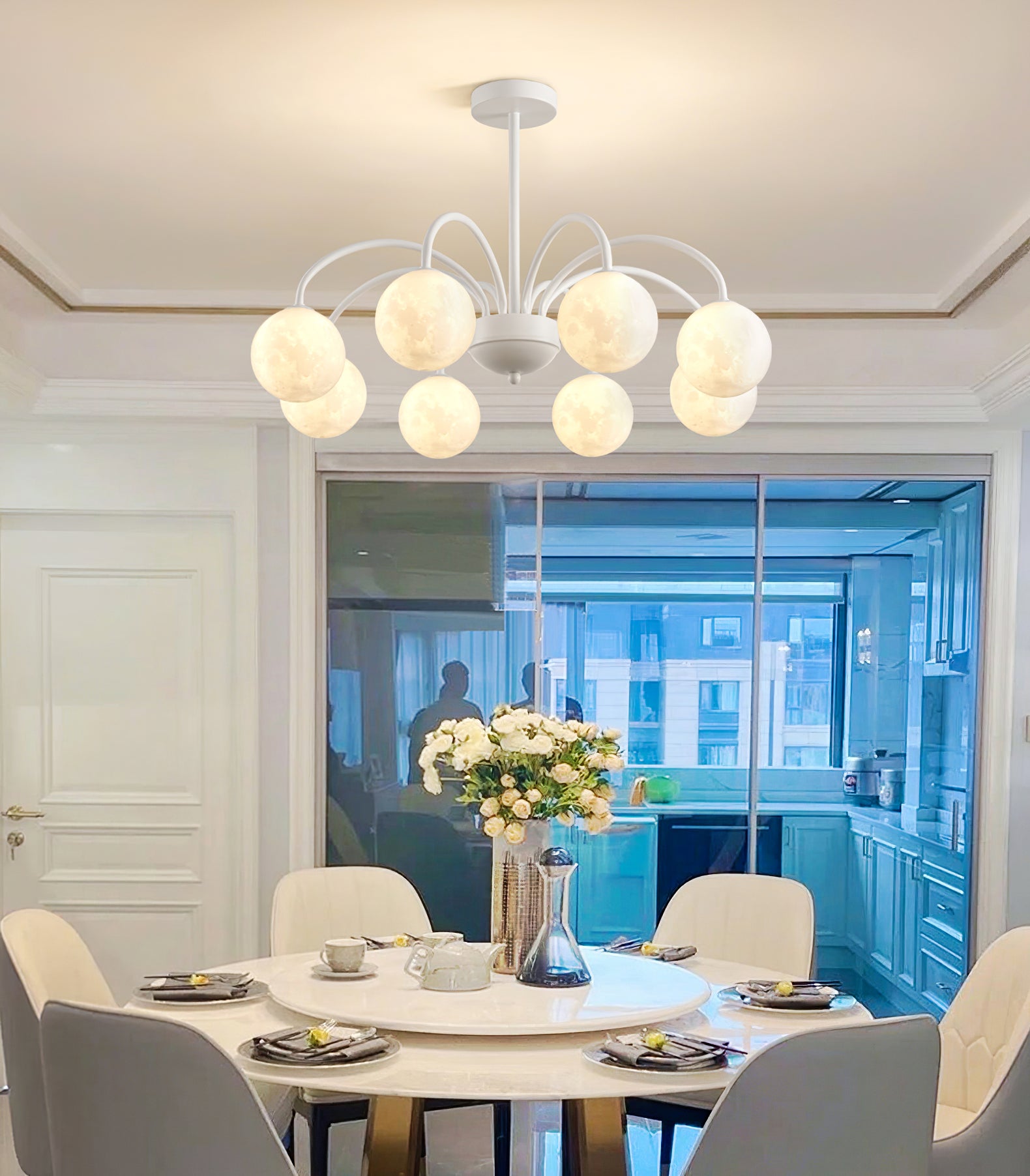 Carisa Moon Chandelier - Lumpaz