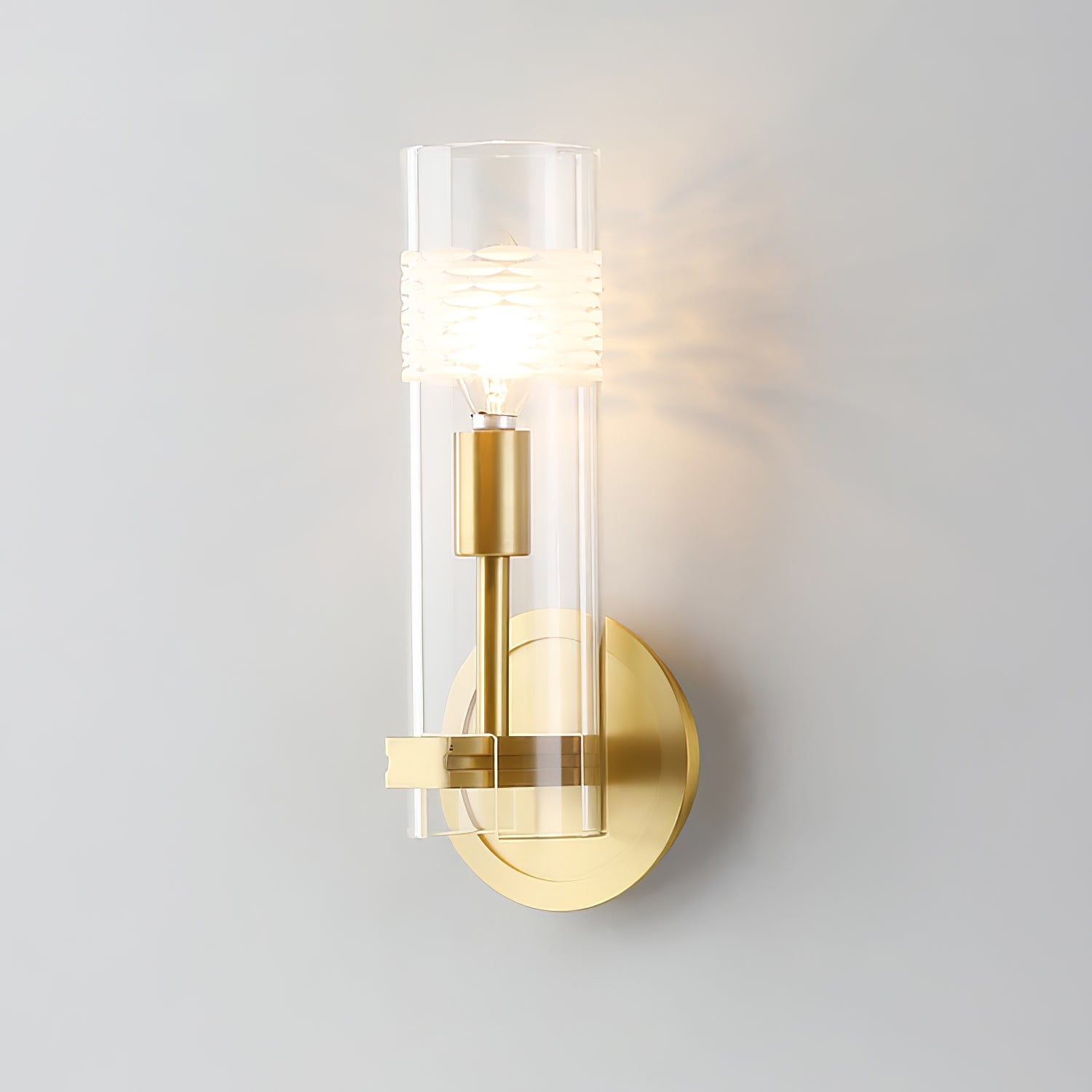Glass Candlestick Wall Lamp - Lumpaz