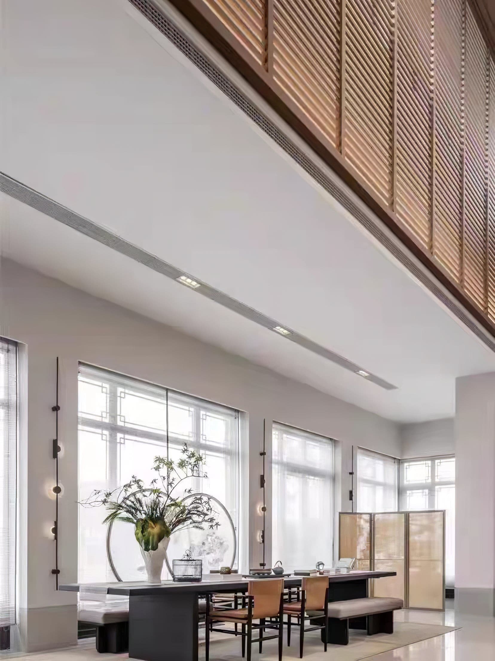 Black Slender Alabaster Wall Lamp - Lumpaz