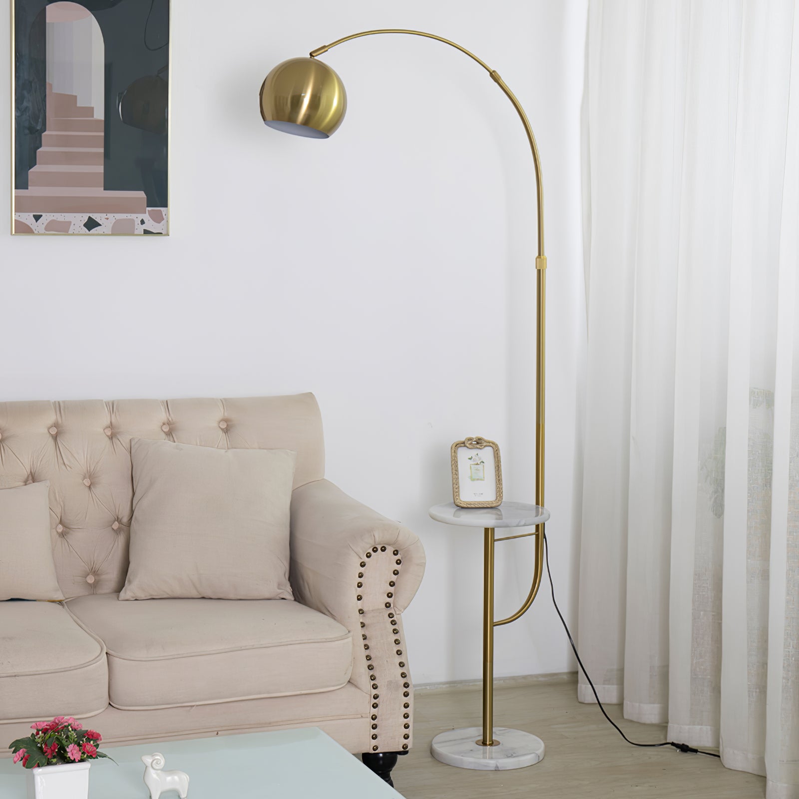 Arc Drawer Floor Lamp - Lumpaz