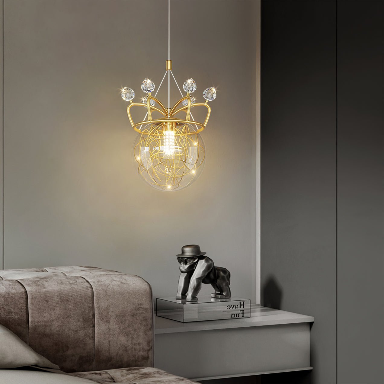 Gypsophila Crown Pendant Lamp - Lumpaz