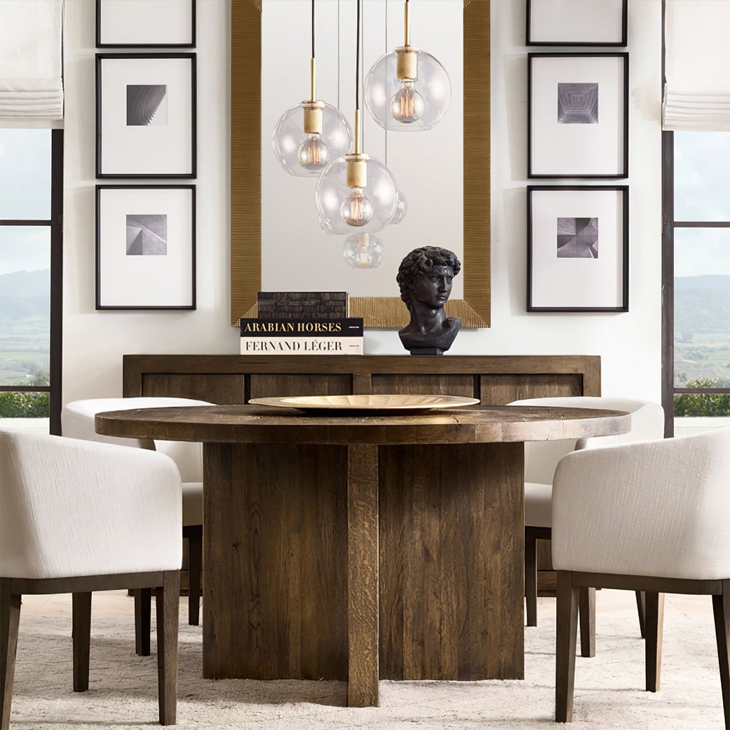 Armed Brass Pendant Lamp - Lumpaz