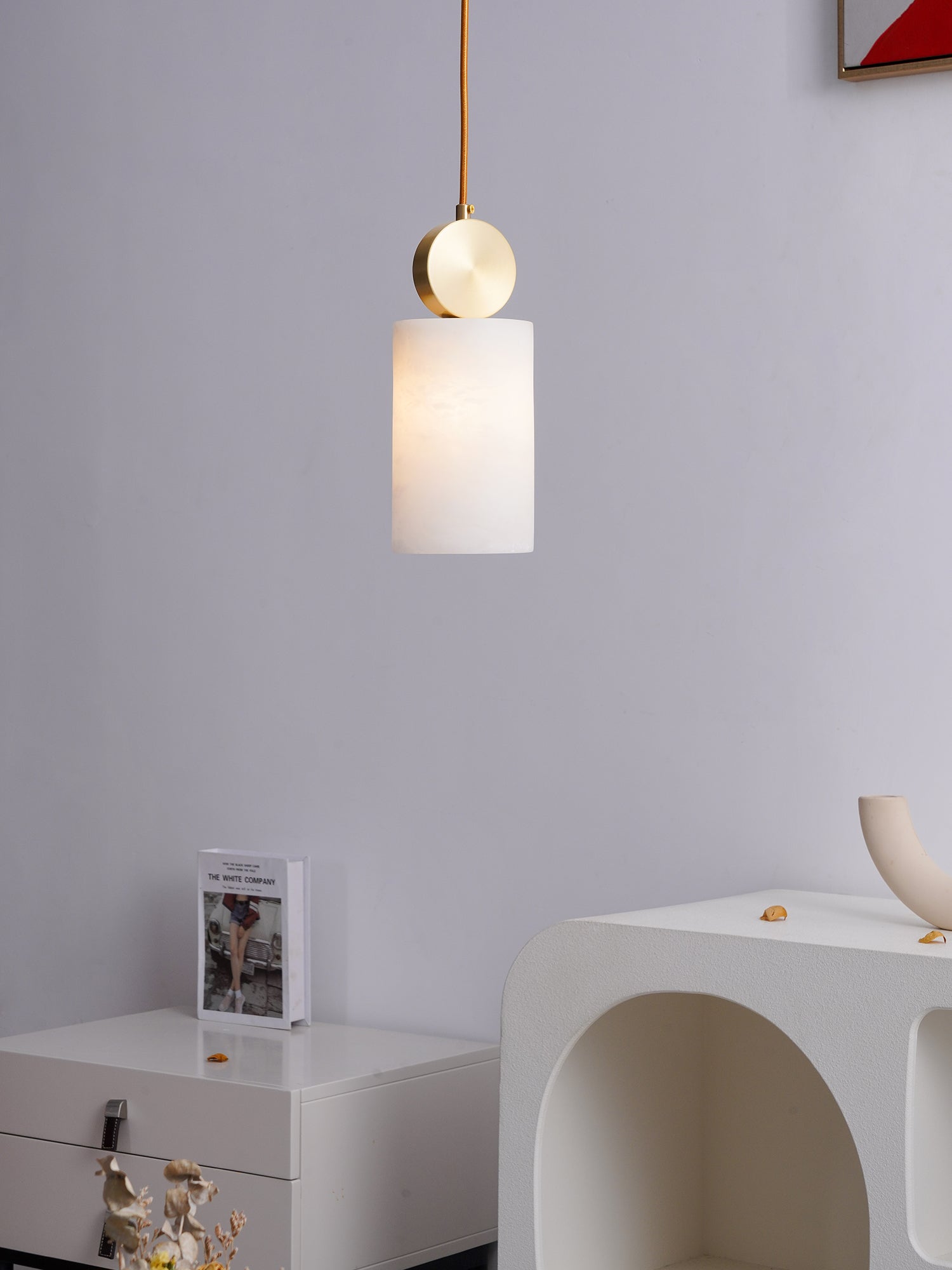 Etruscan Alabaster Pendant Light - Lumpaz