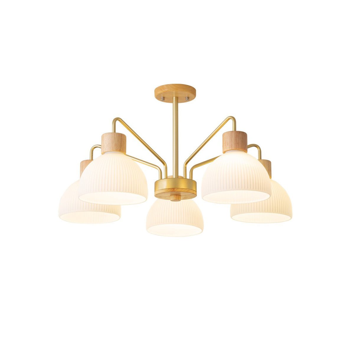 Ribbed Chandelier - Lumpaz