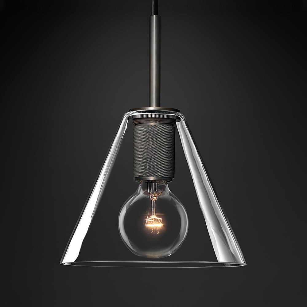 Armed Brass Pendant Lamp - Lumpaz