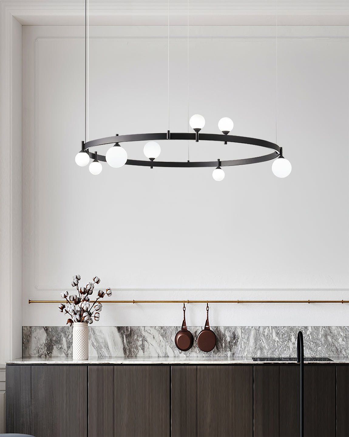 Stant Circular Chandelier - Lumpaz