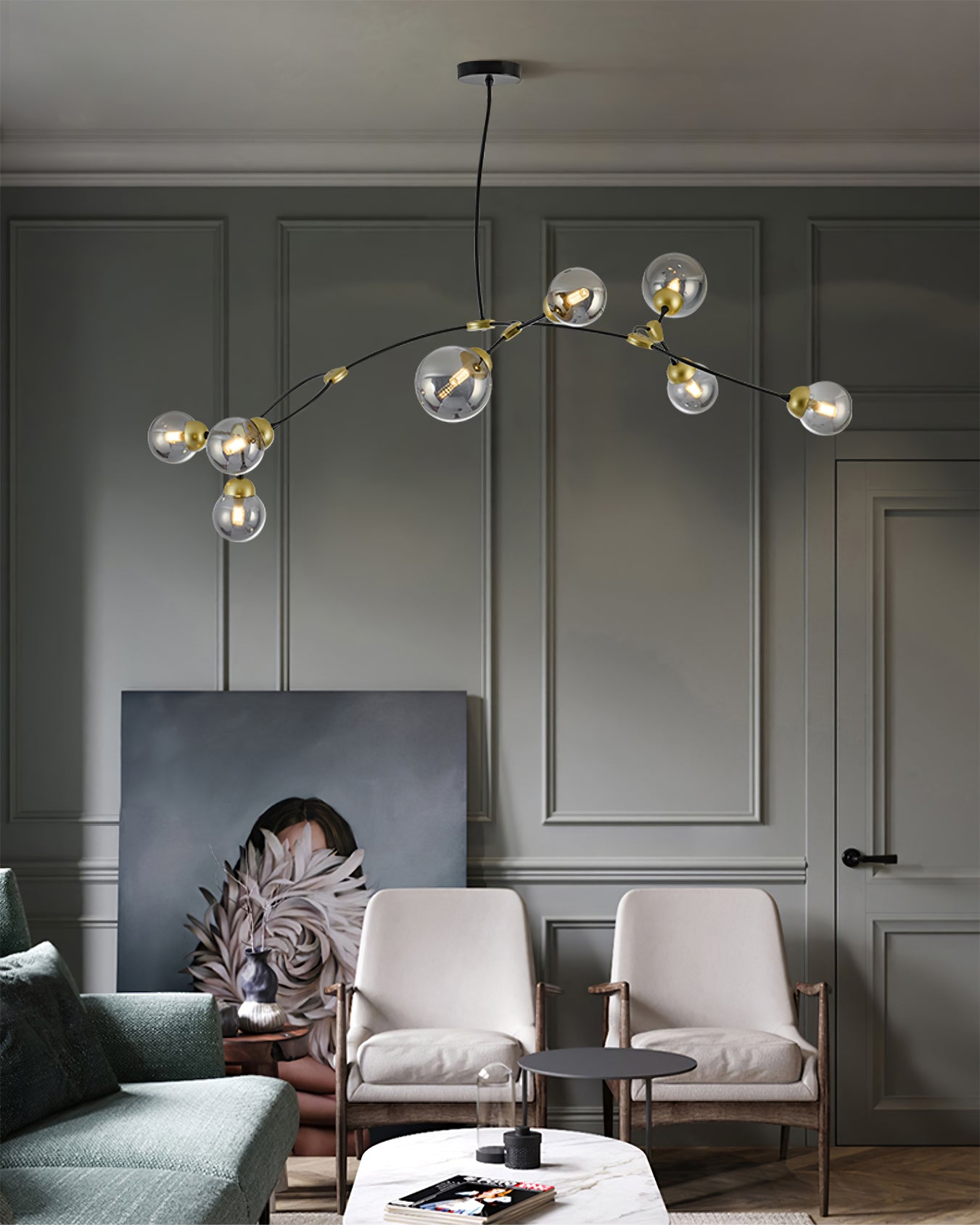 Ivy Vertical Chandelier - Lumpaz