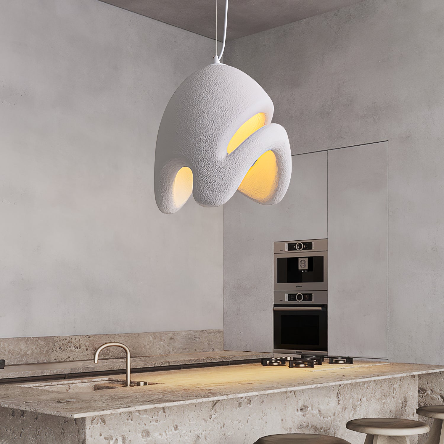 Wabi Sabi Resin Pendant Lamp - Lumpaz