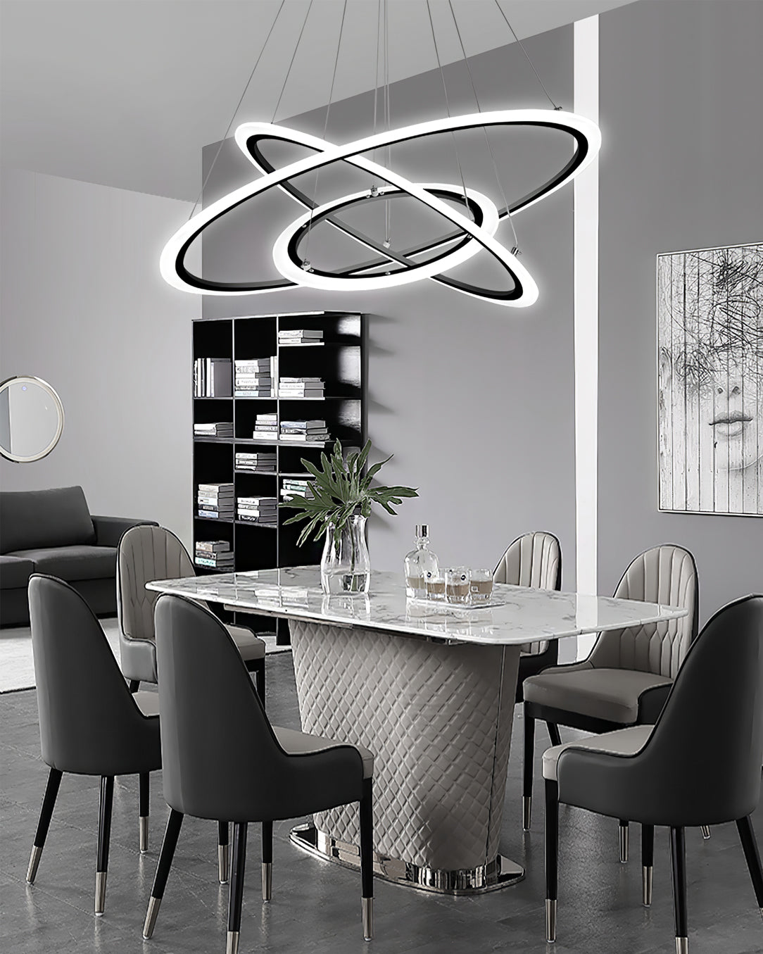 Circular Ring Chandelier - Lumpaz