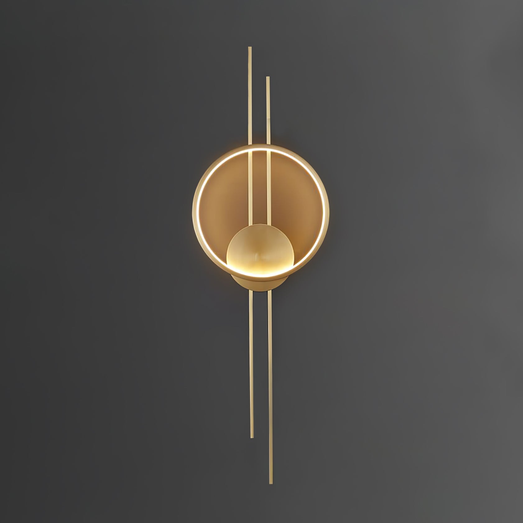 Circle And Line Wall Lamp - Lumpaz