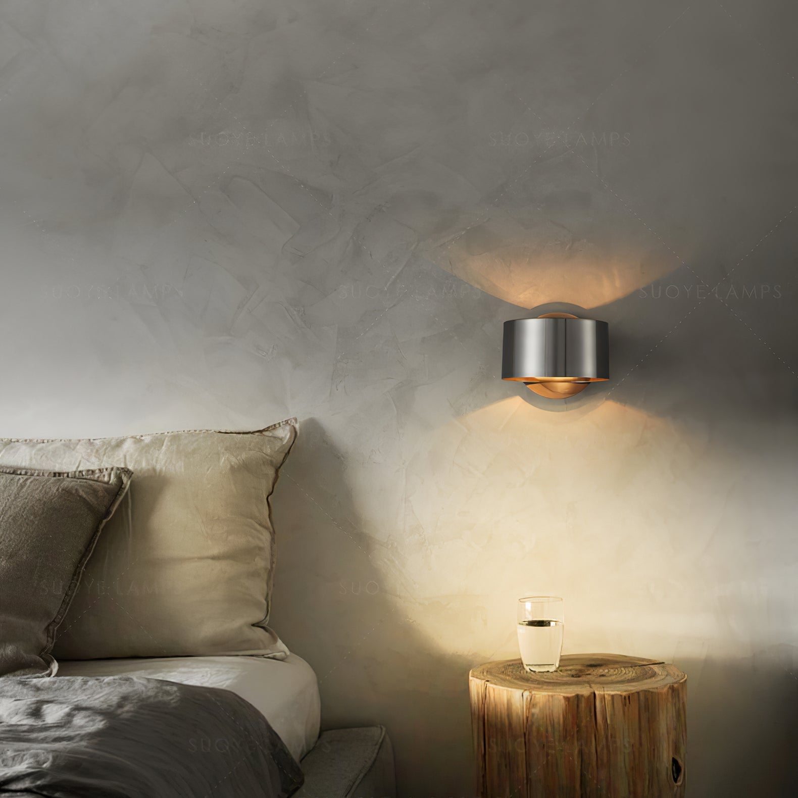 Brass Drum Wall Lamp - Lumpaz